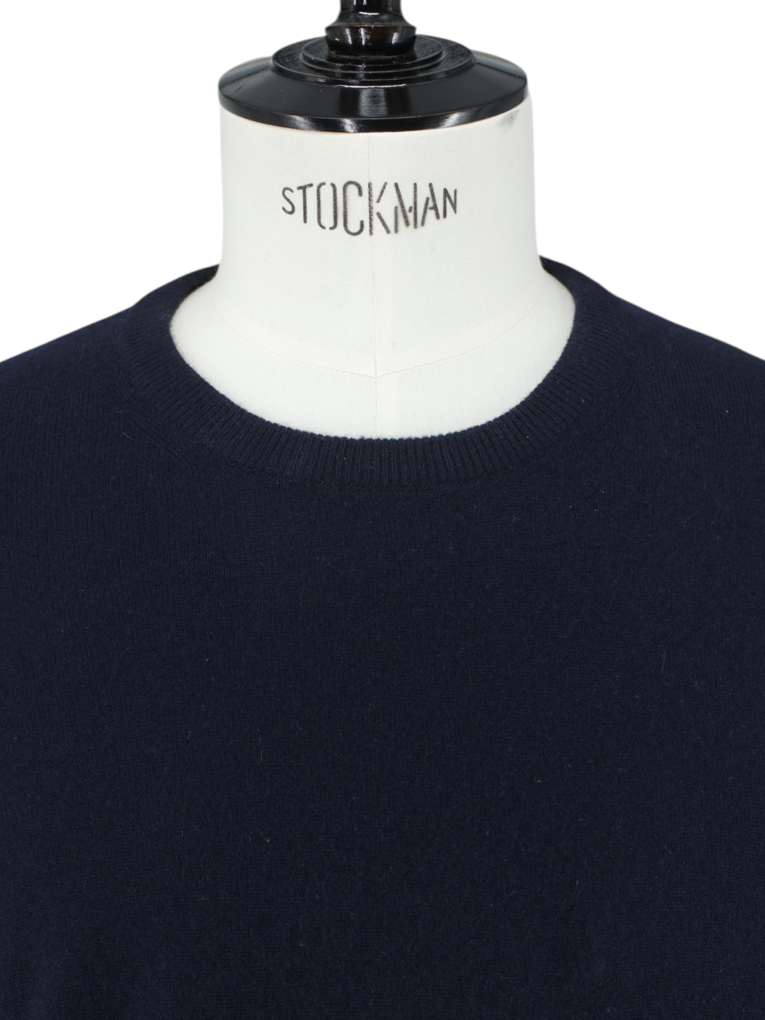 Loro Piana Navy Baby-Cashmere Roundneck Sweater