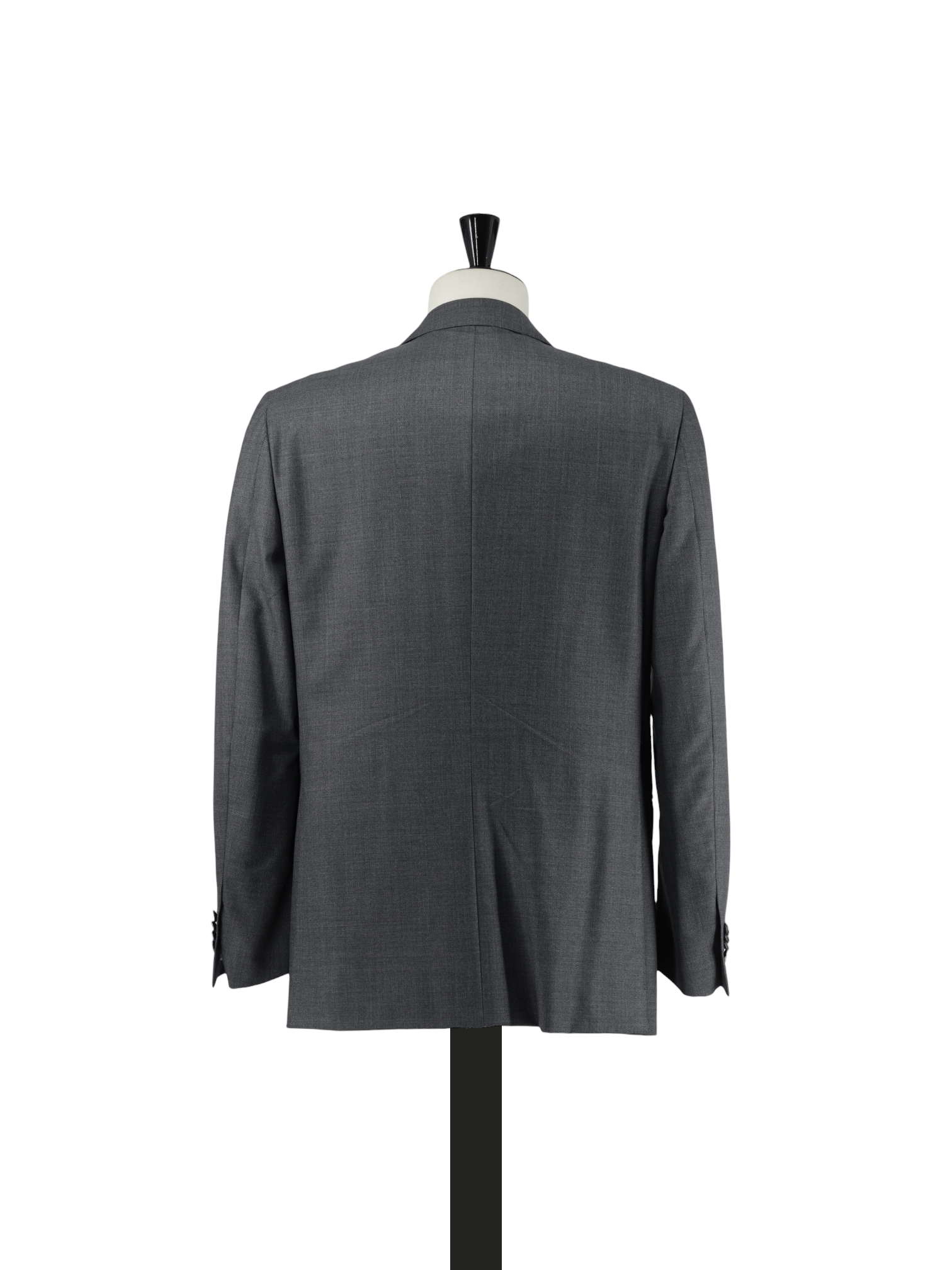 Caruso Grey Super 120’s Sharkskin Lungo Suit