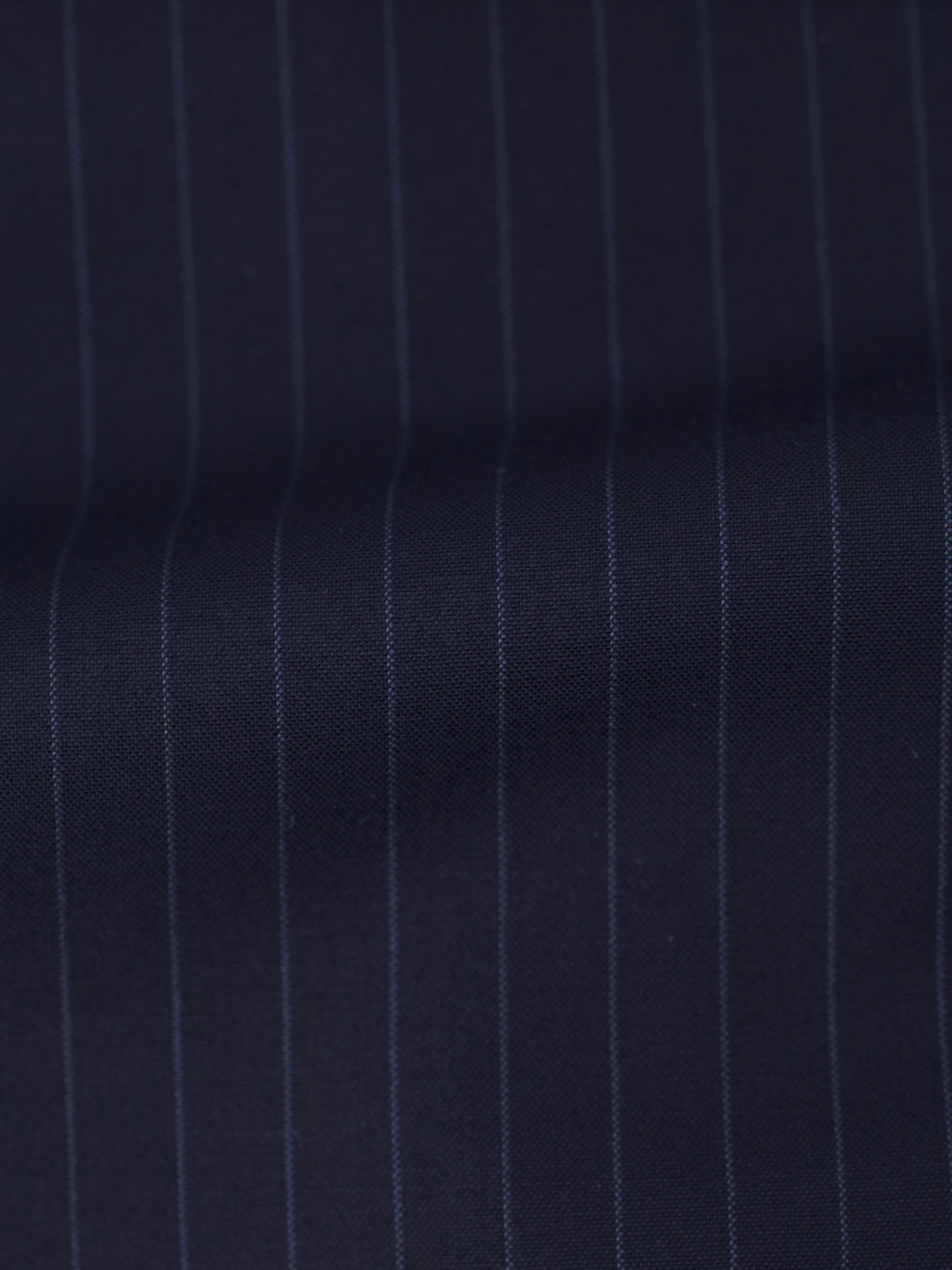 Corneliani Dark Blue Super 150's Pinstripe Lungo Suit