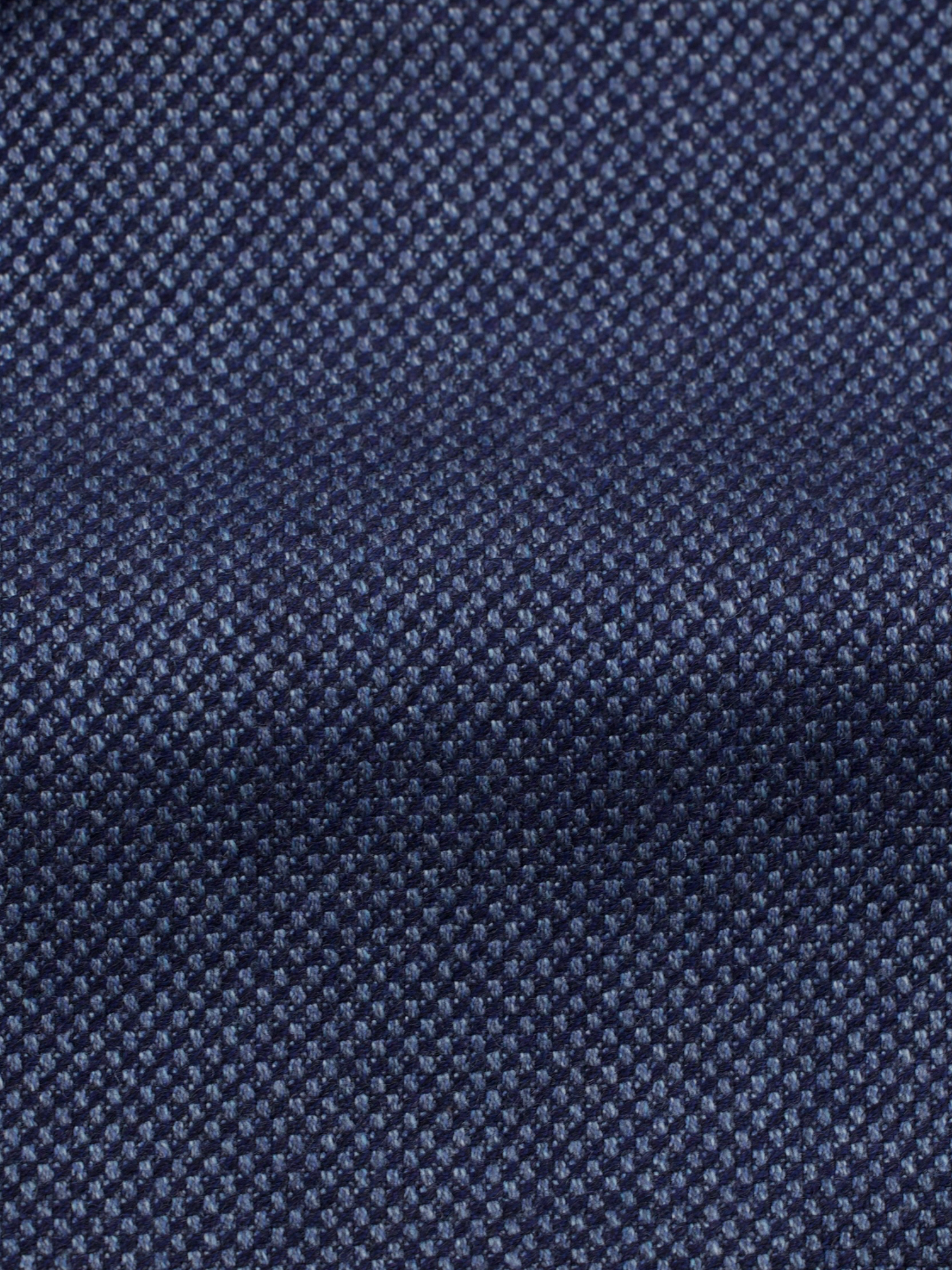 Orazio Luciano Steel Blue Wool Panama-Weave Jacket