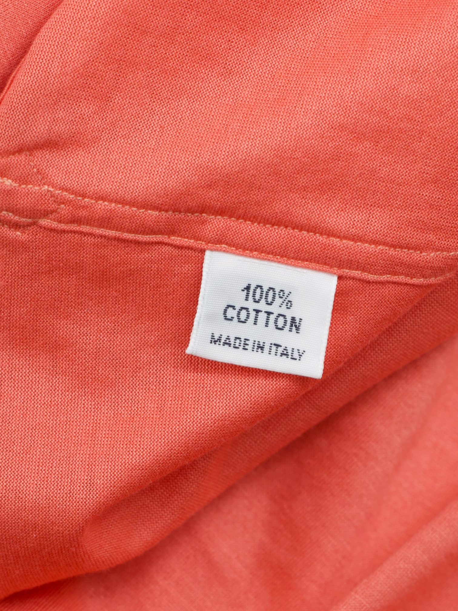 Fray Coral Red Mercerized-Cotton Short-Sleeve Polo