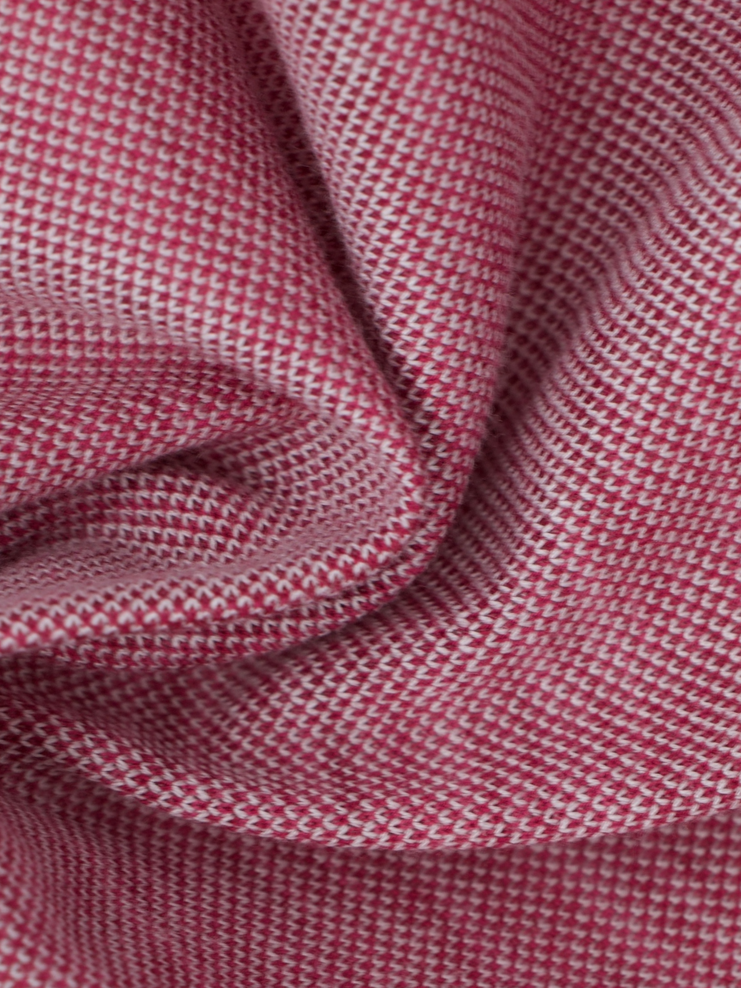Fray Old Pink Cotton Piqué Knitted Button-Down Shirt