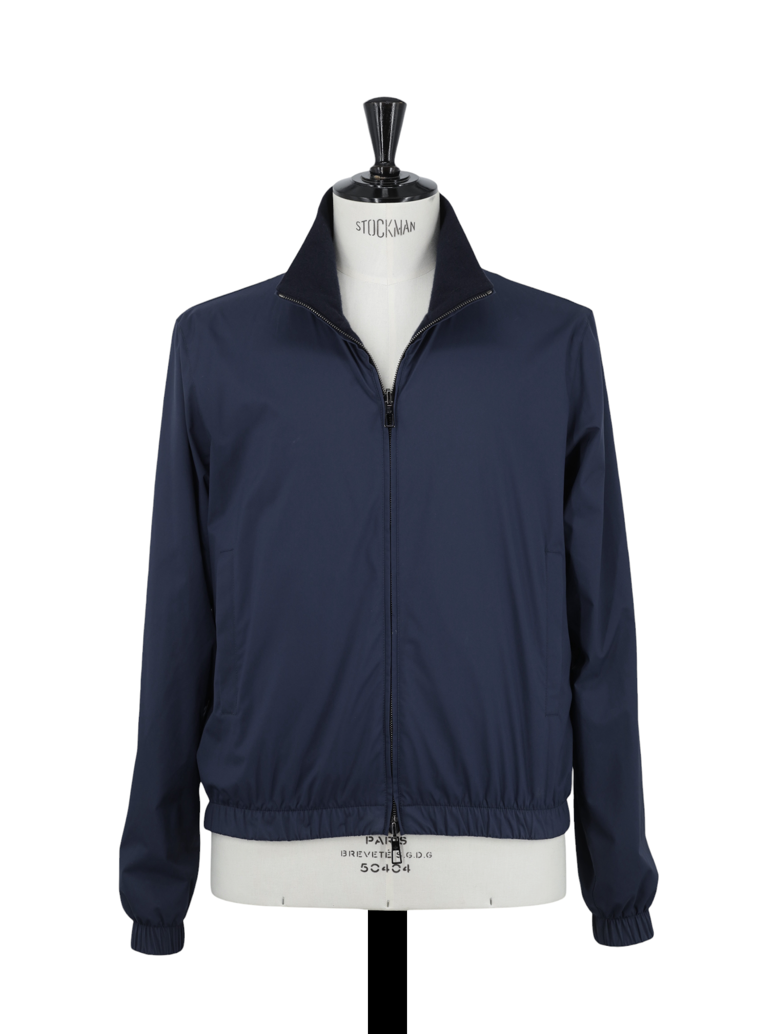 Loro Piana Navy Reversible Green Storm System & Cashmere Windmate Bomber Jacket