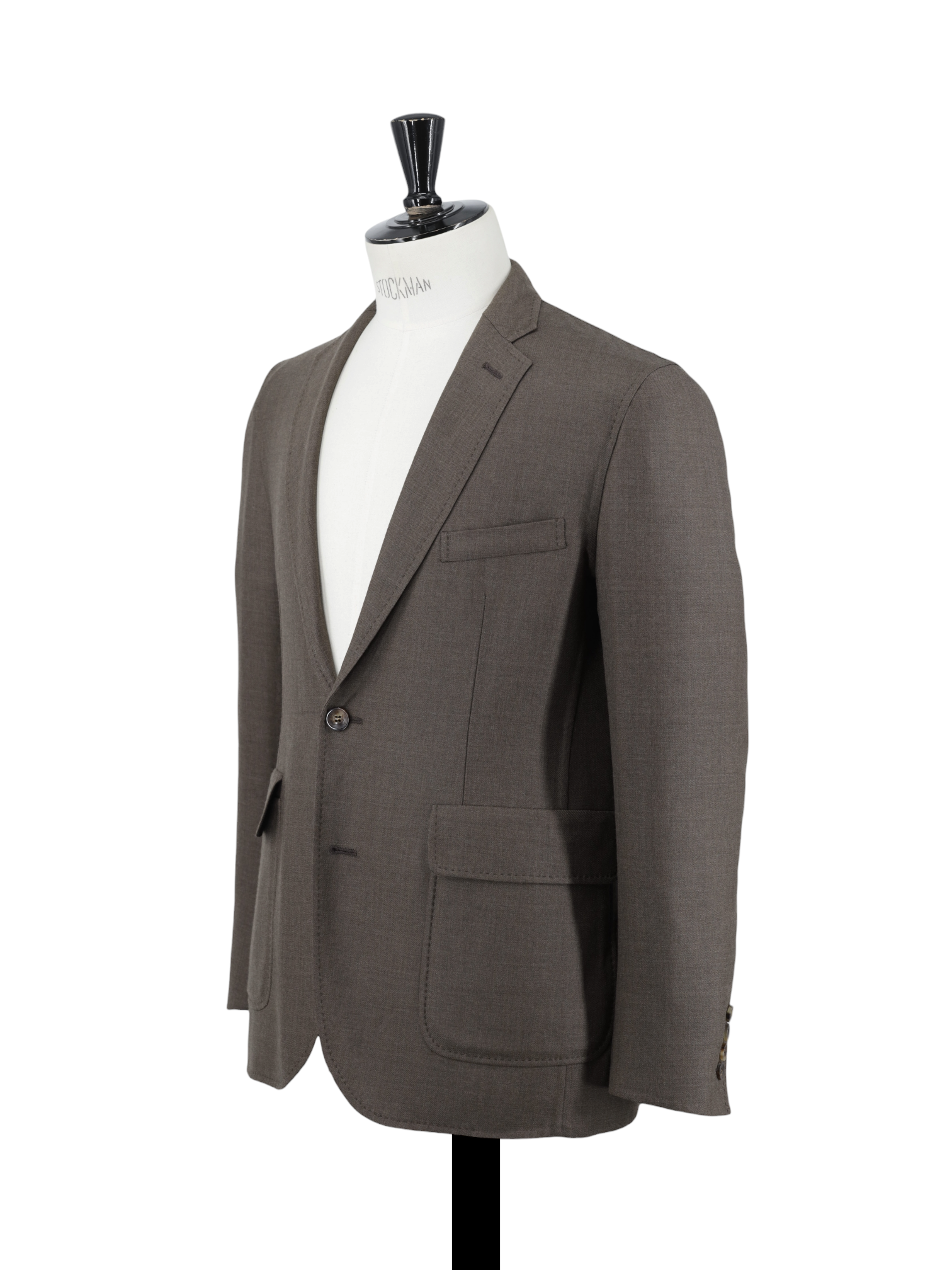 Brioni Taupe Wool & Silk Unconstructed "Metallica Collection" Jacket