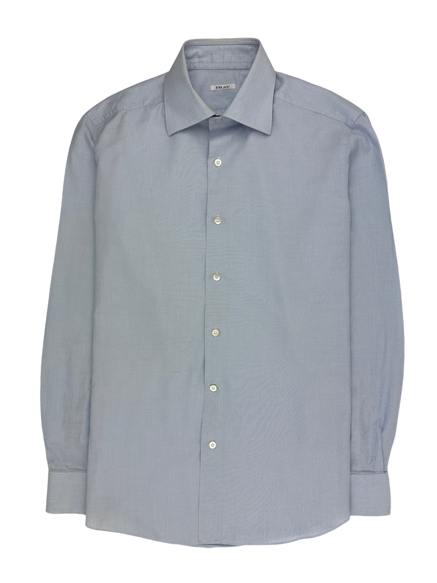 Fray lichtblauw microdot-shirt
