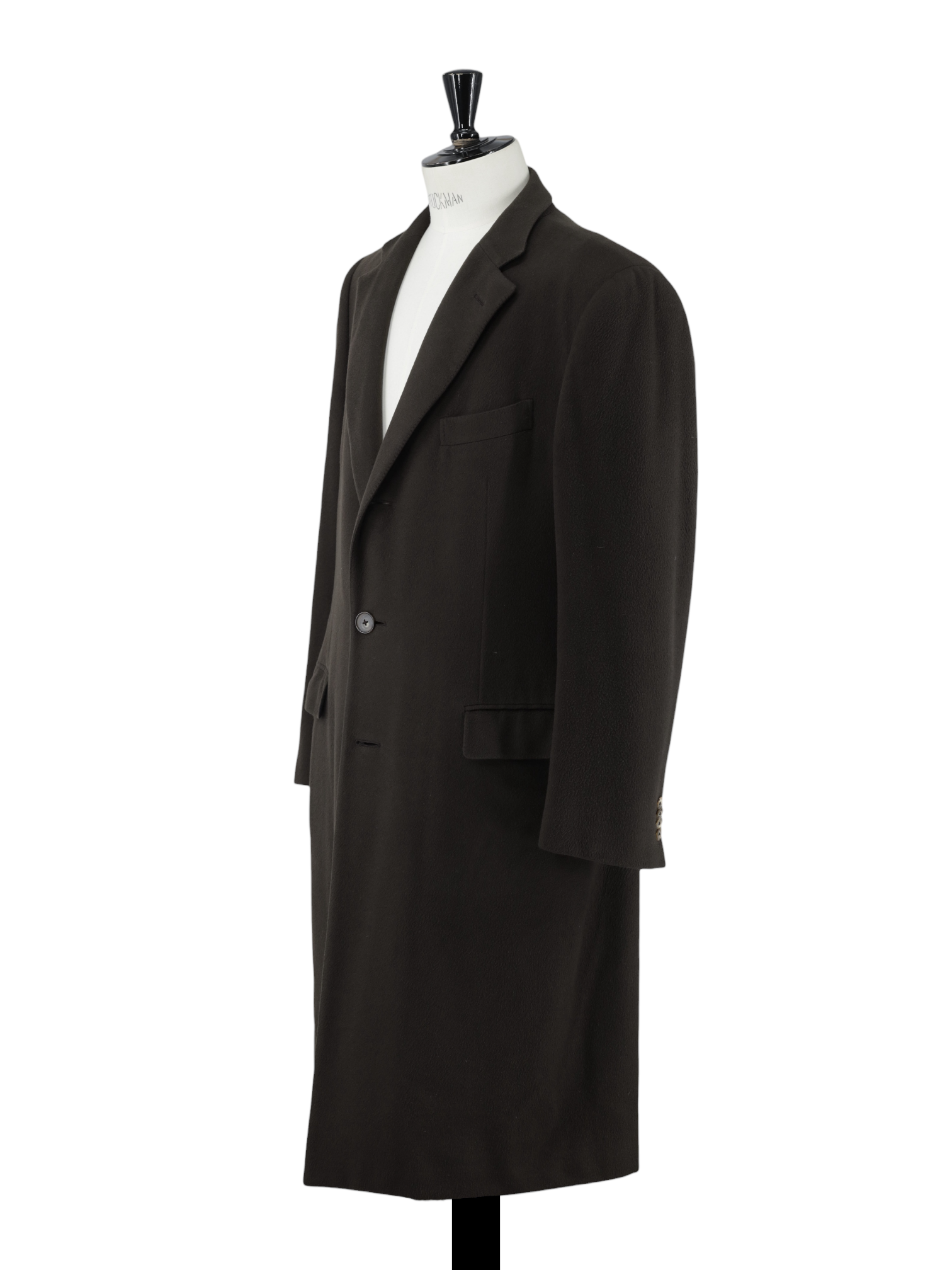 Ermenegildo Zegna Chocolate Brown Pure Cashmere Roma Overcoat