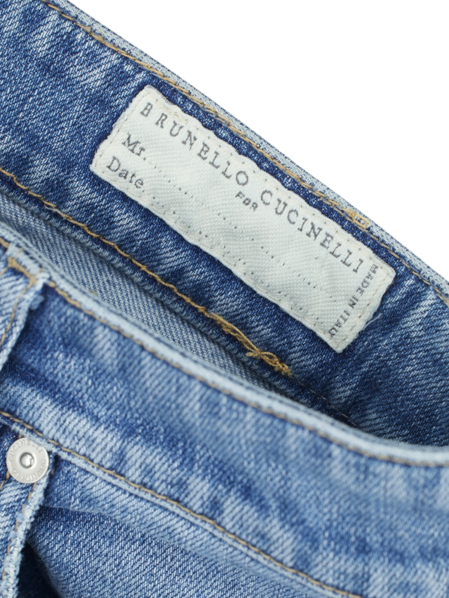 Brunello Cucinelli Light Blue Cotton-Stretch Skinny-Fit Jeans