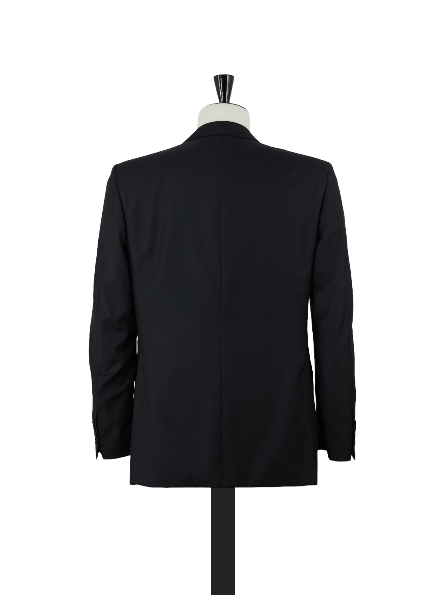 Canali Black Extrafine Wool Twill Jacket