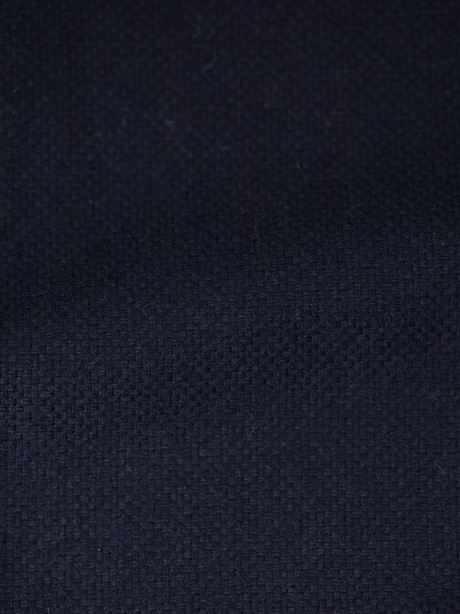 Lardini Navy Pure-Wool Double Breasted Micro-Structure Jacket