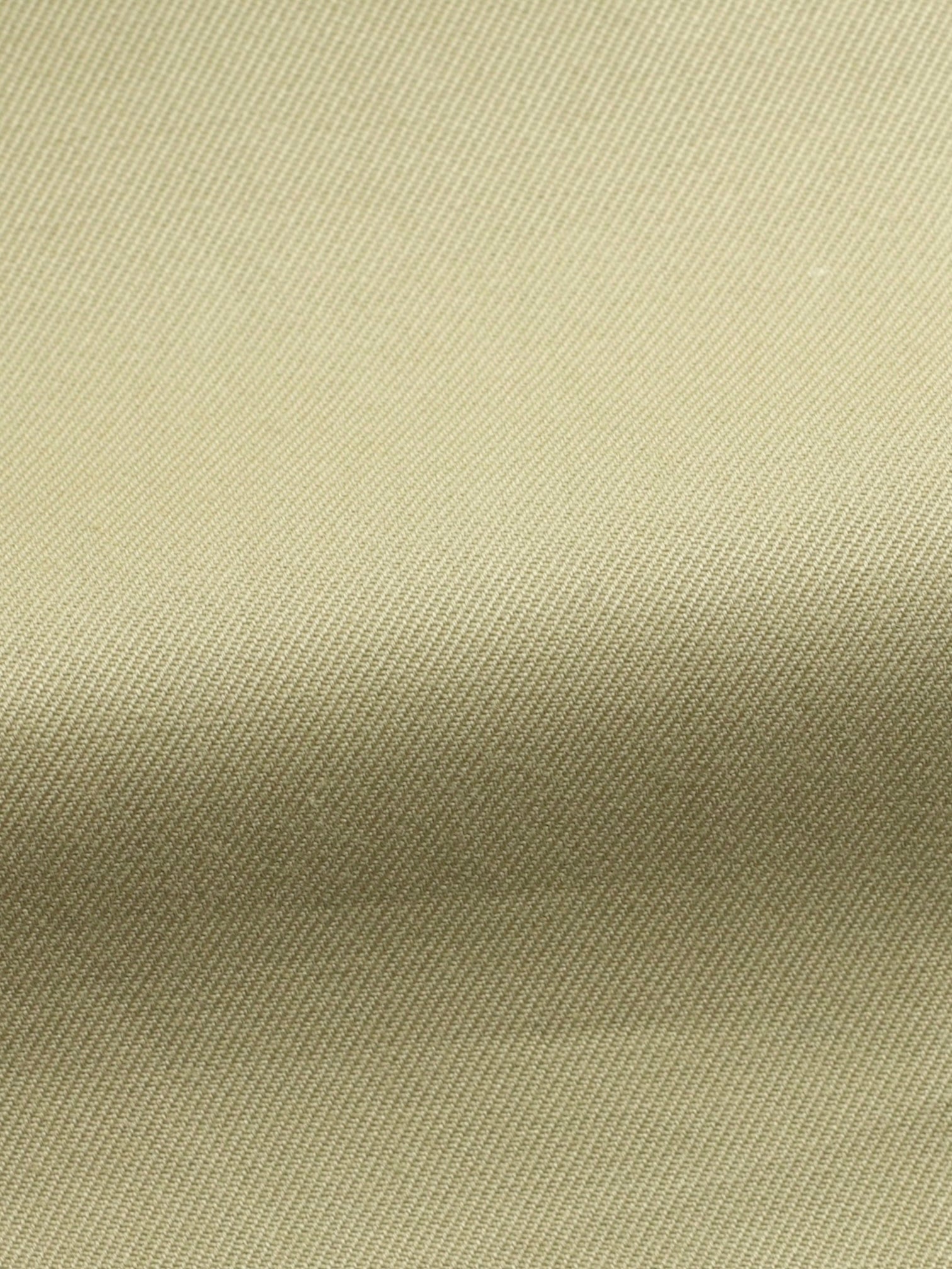 Ambrosi Beige Pure-Cotton Twill Sartorial Summer Trousers