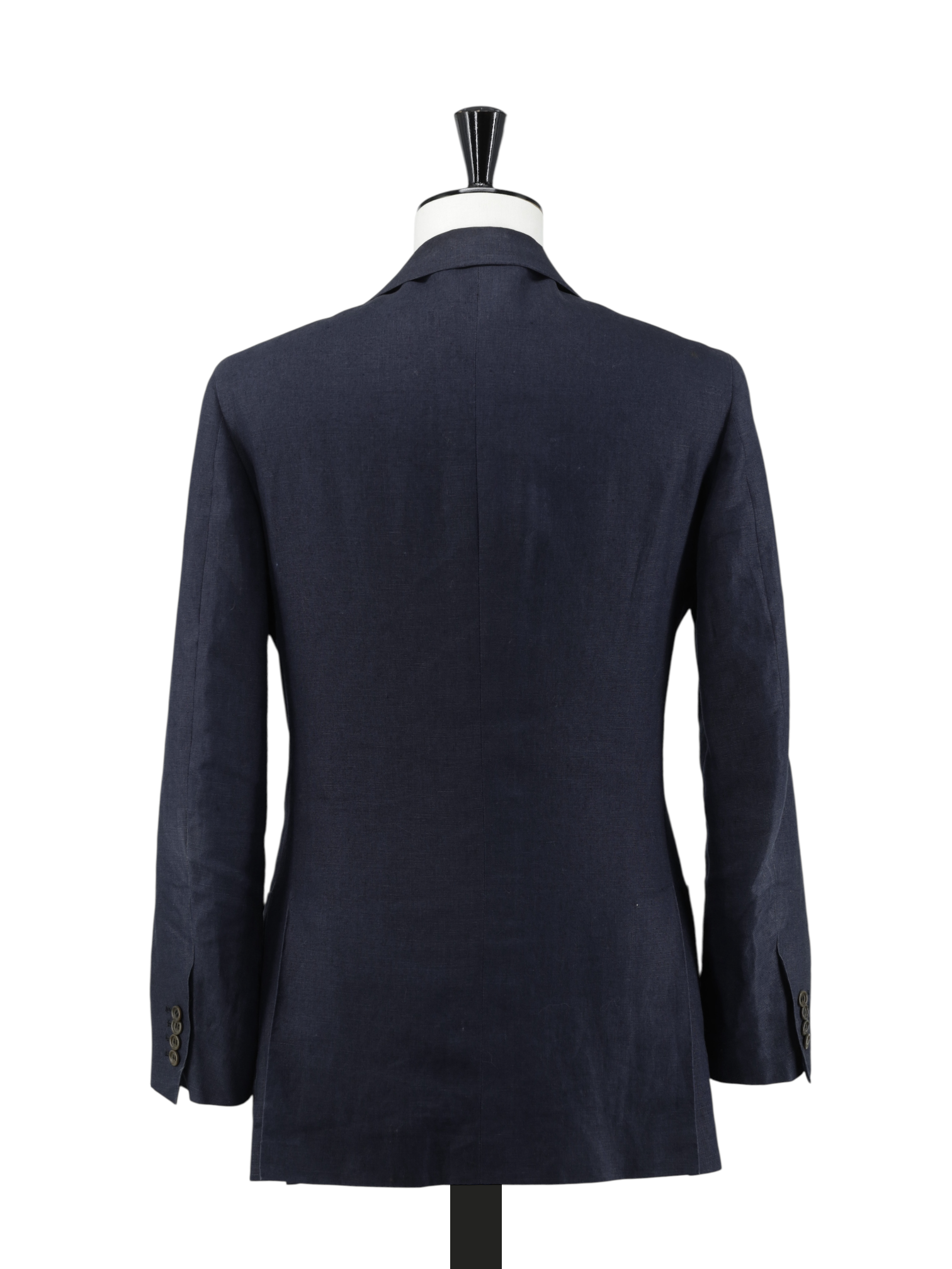 Kiton Navy Pure Heavyweight-Linen Plain Summer Suit