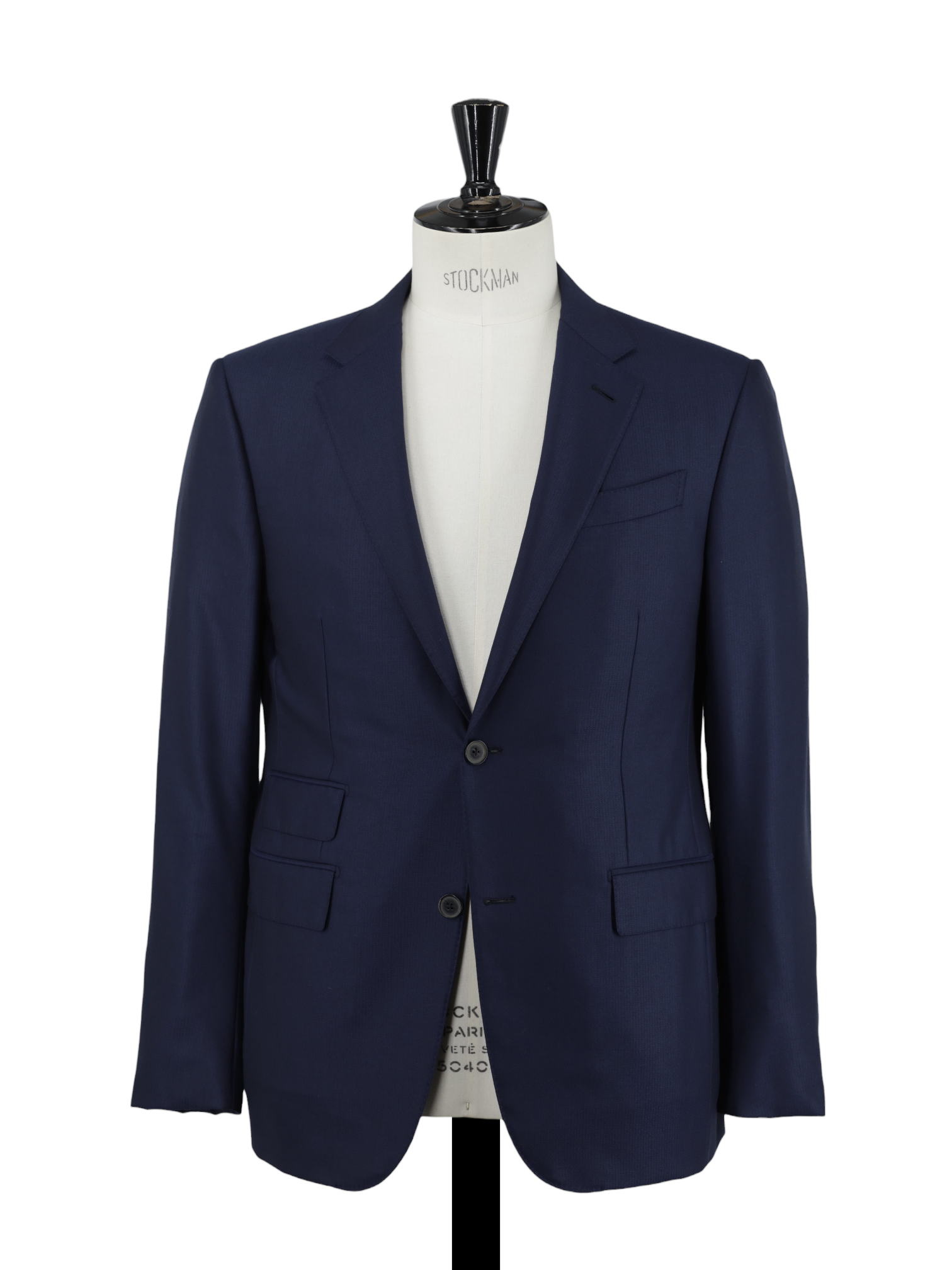 Ermenegildo Zegna Dark Blue 13milmil13 Micro-Herringbone Suit