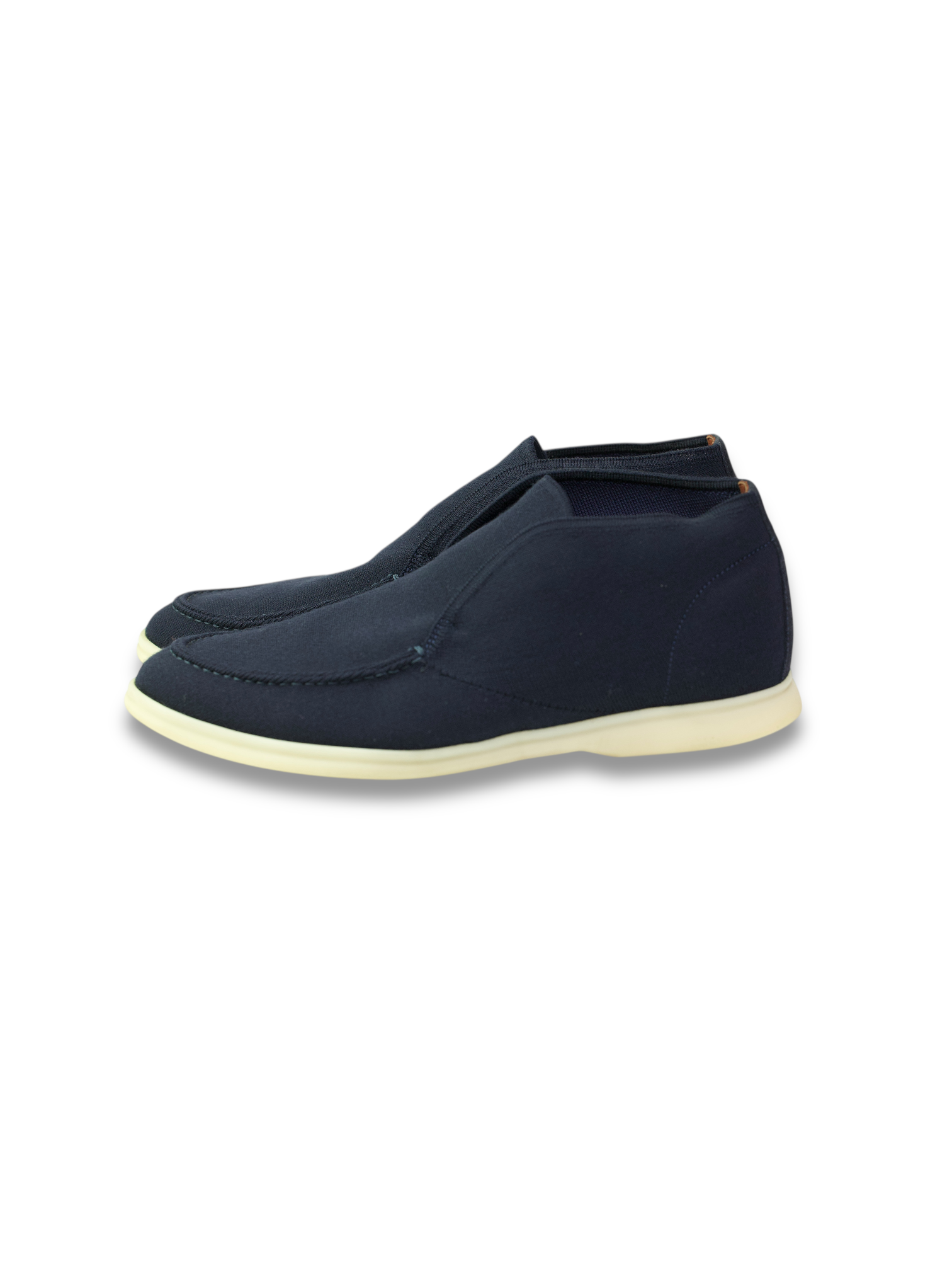 Loro Piana Navy Wish® Wool Open Knitted Walk Ankle Boot