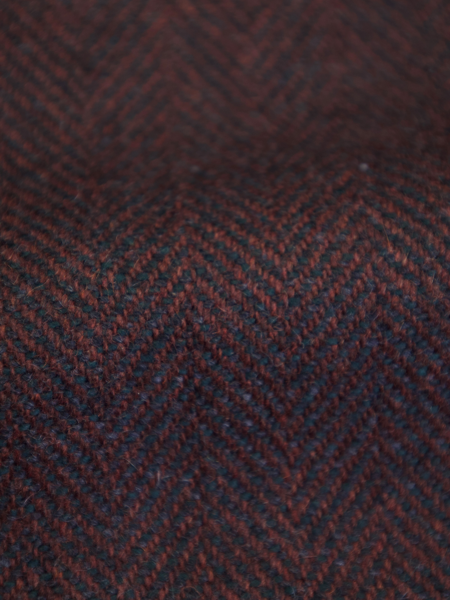 Ermenegildo Zegna Dark Brown Pure Cashmere Herringbone Jacket