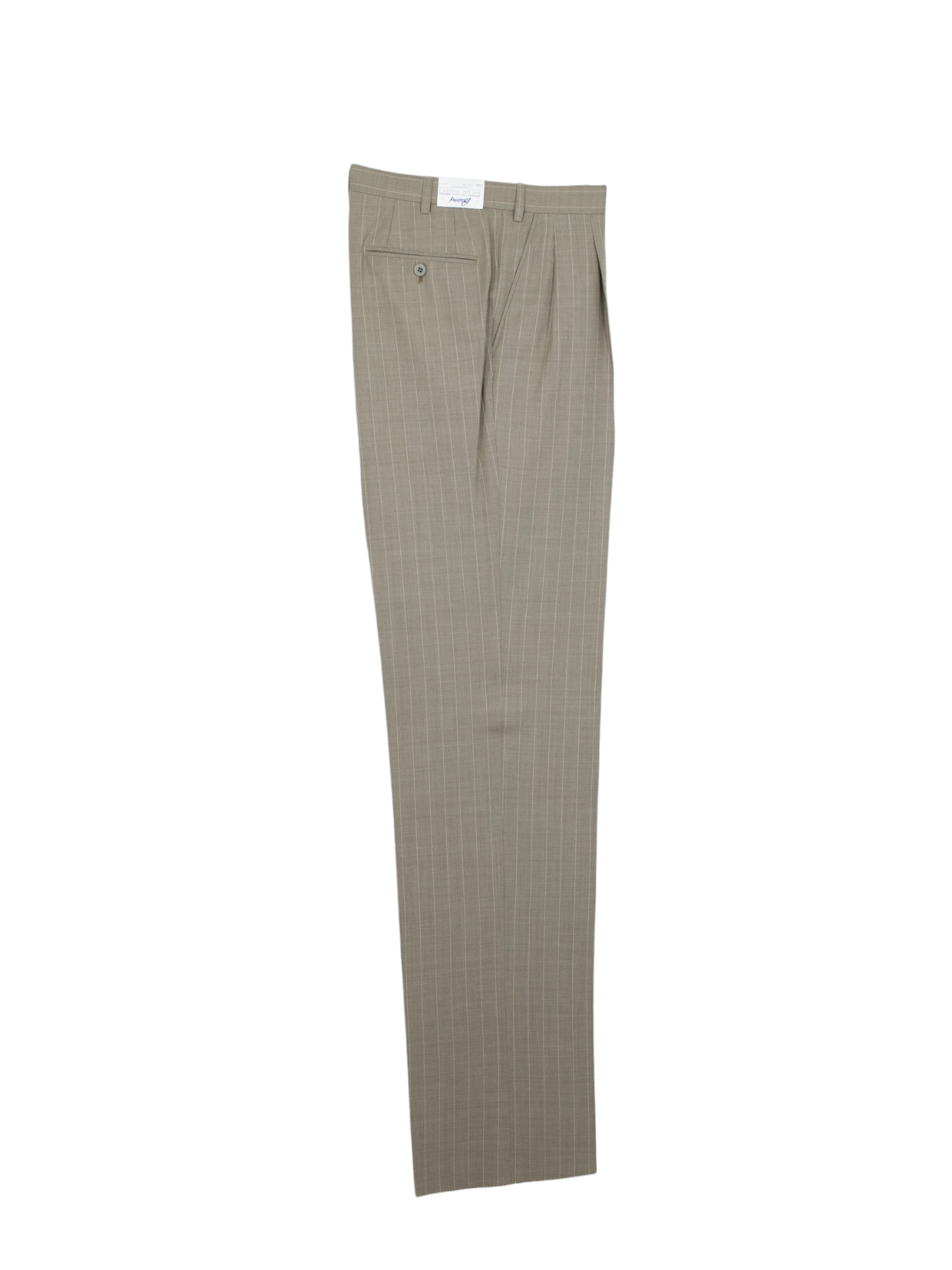 Brioni Taupe Fine-Wool Roman-Style Pinstripe Suit