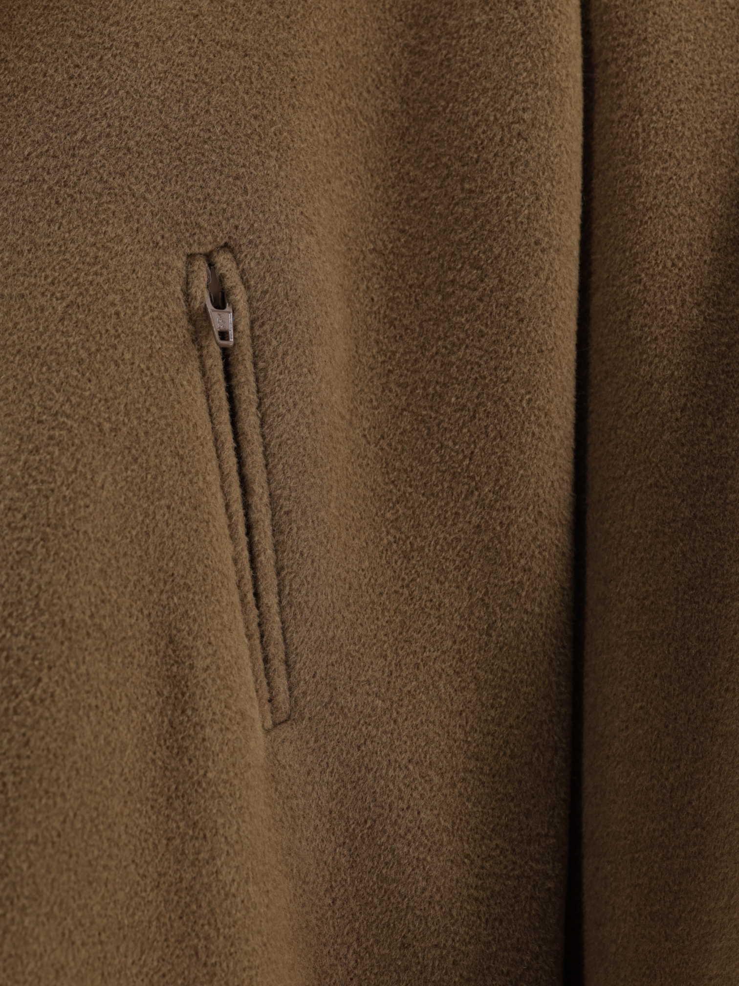 Hermès Mocca Brown Angora, Wool & Cashgora Raglan Overcoat