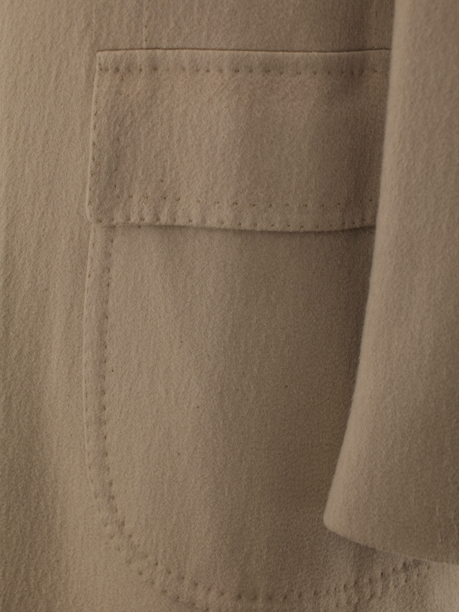 Cesare Attolini Camel Brown Pure Cashmere Sartorial Overcoat