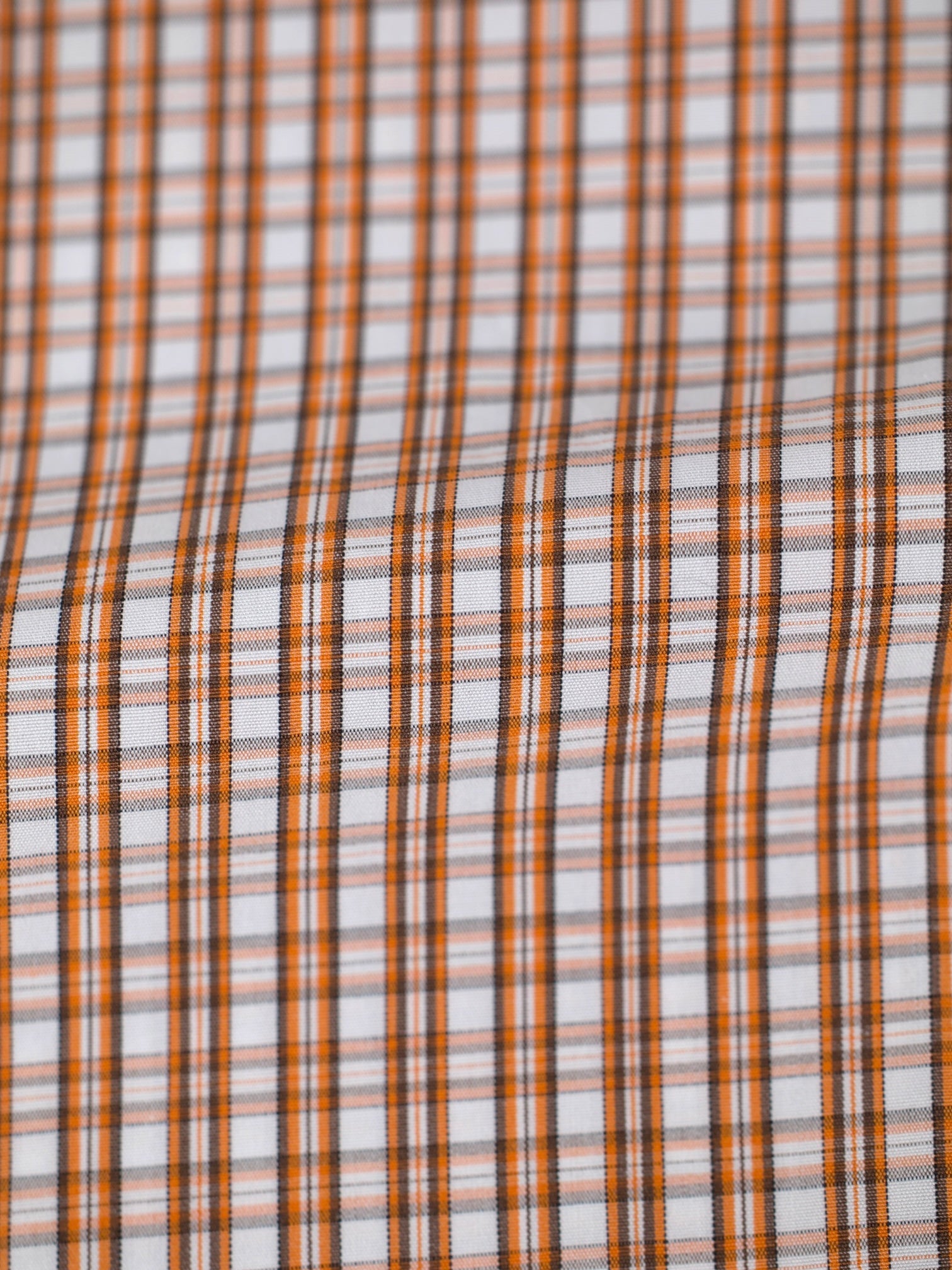 Kiton White & Red Cotton Gingham Check Button-Down Shirt