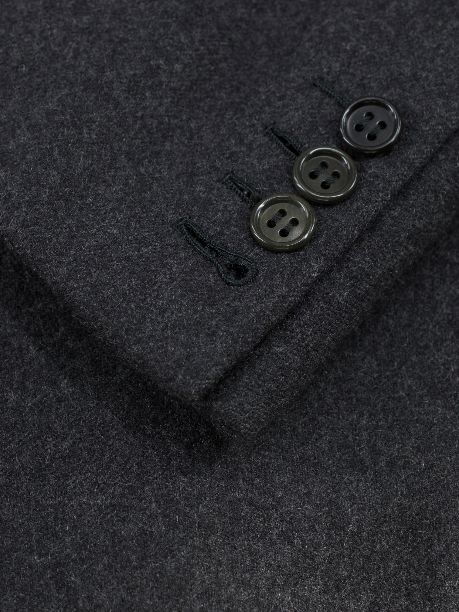 Brioni Dark Grey Vintage Double-Breasted Pure Cashmere Tiberio Jacket
