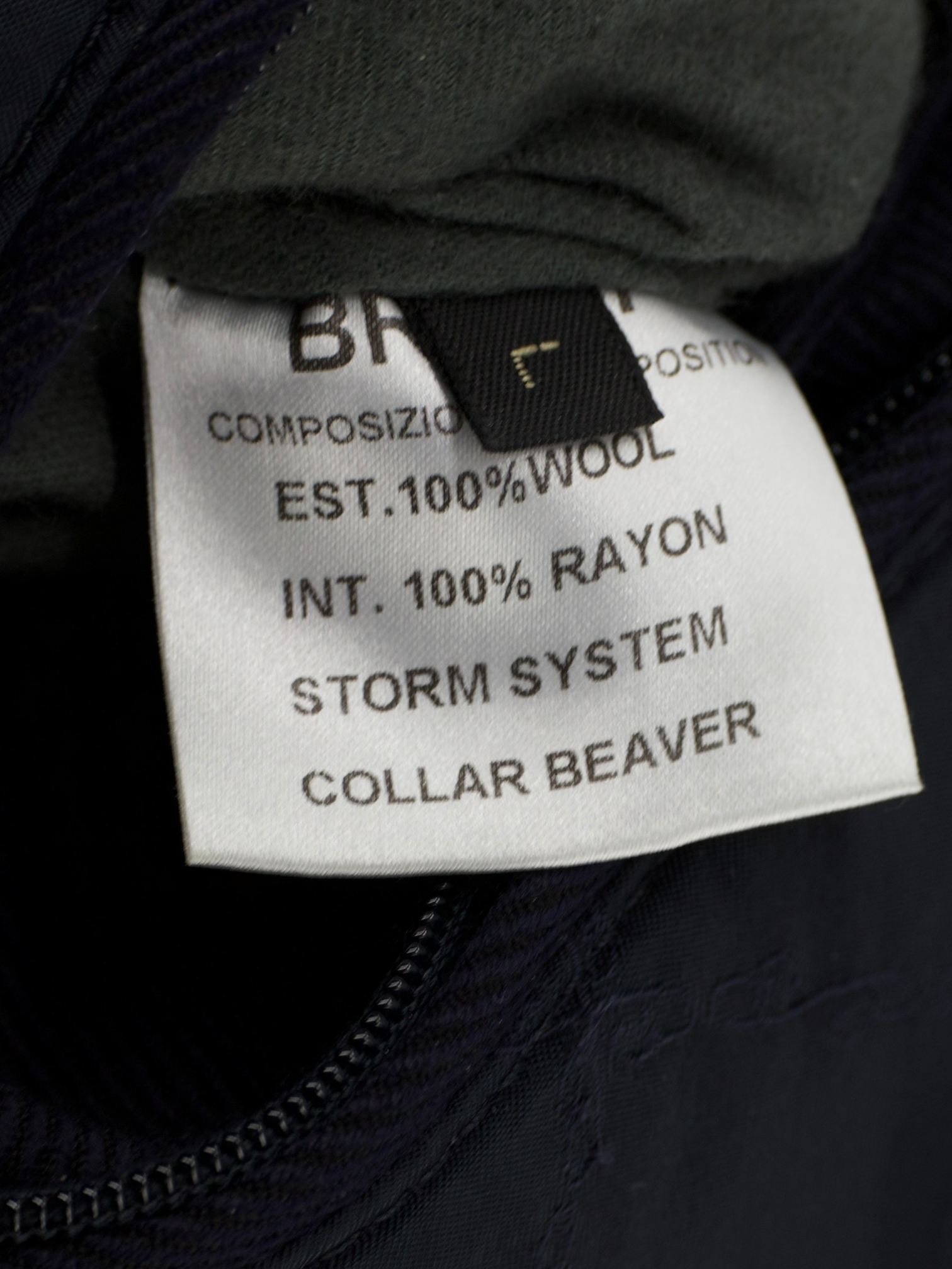 Brioni Navy Stormsystem Wool & Beaver-Fur Collar Blouson Jacket
