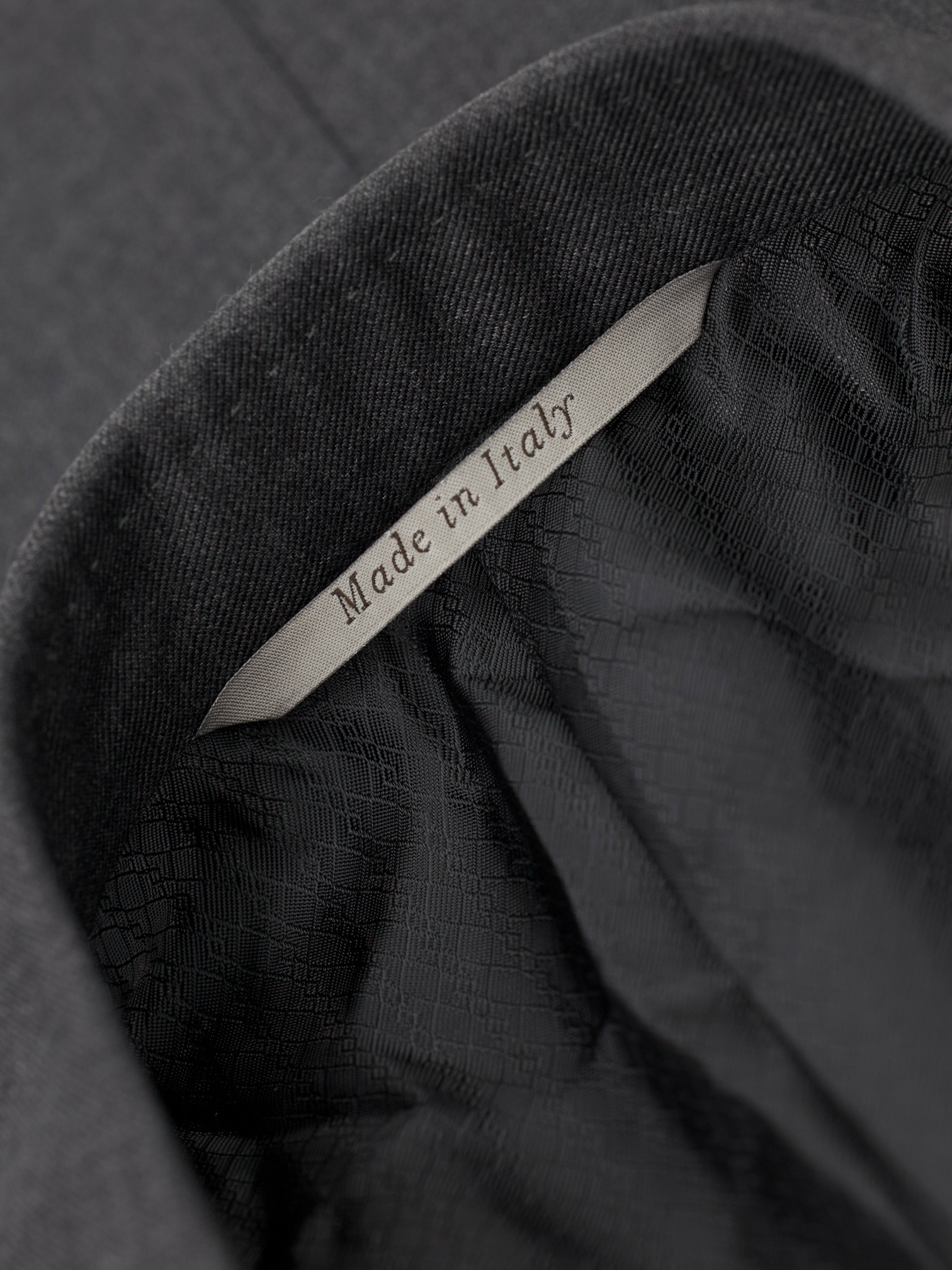 Canali Charcoal Fine-Wool Essential Twill Jacket