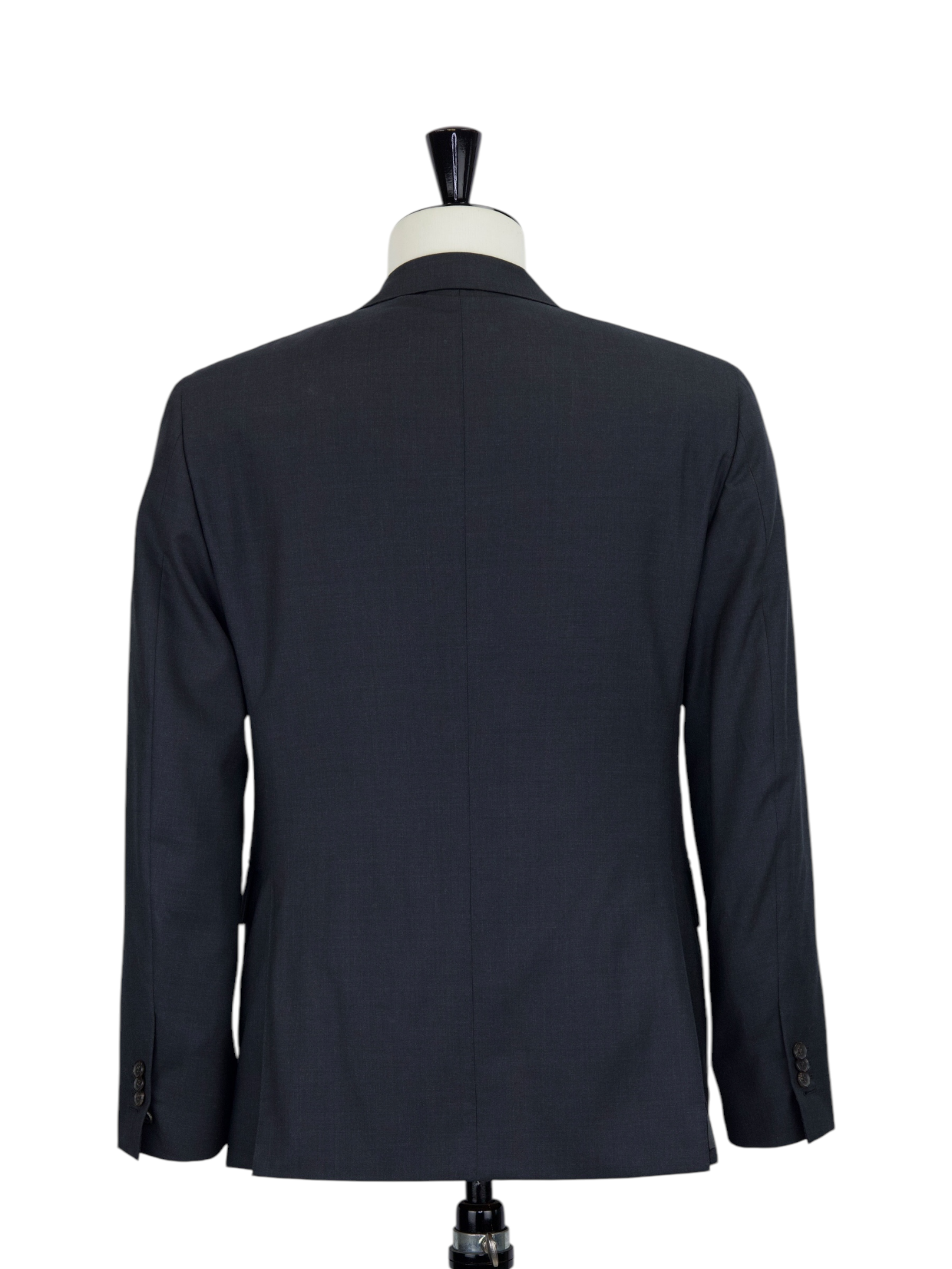 Caruso Charcoal "Superfine Cloth" Twill Boheme Suit + Extra Trousers