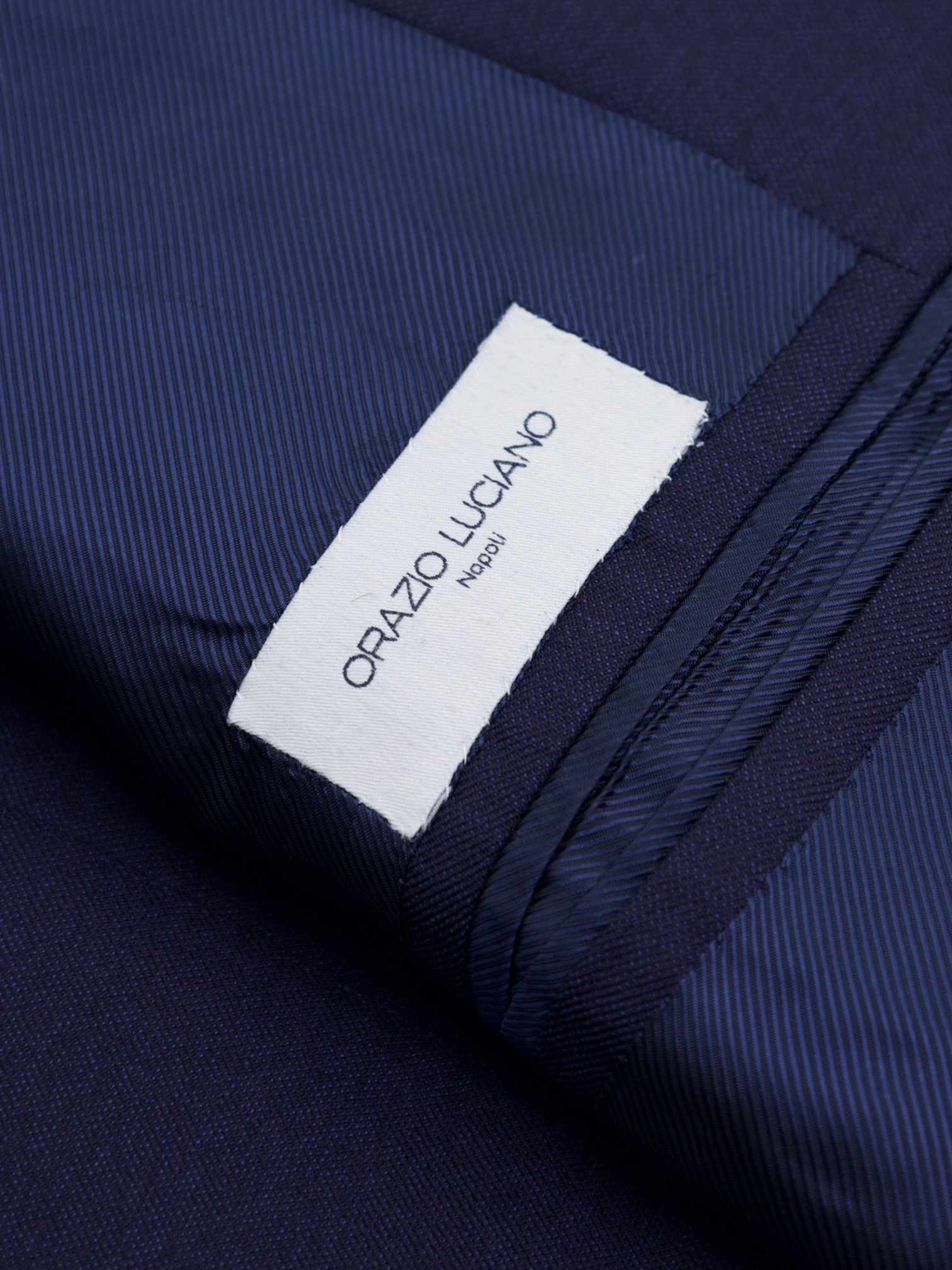 Orazio Luciano Navy Timeless Twill Suit