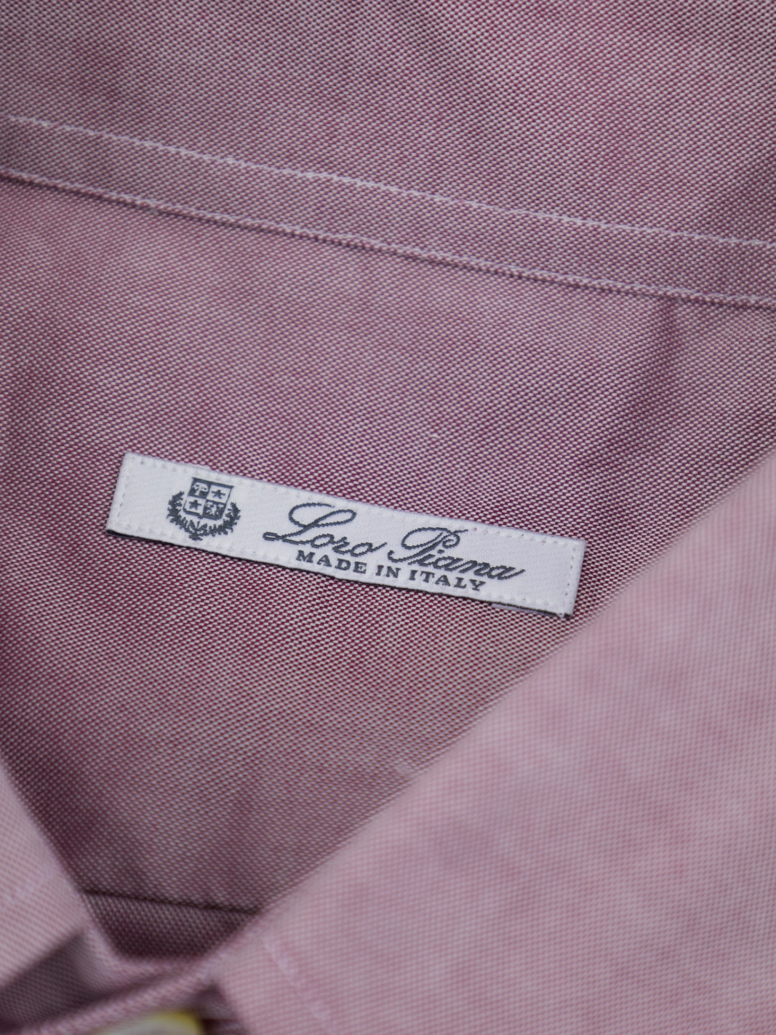 Loro Piana Old Pink Cotton Twill Shirt