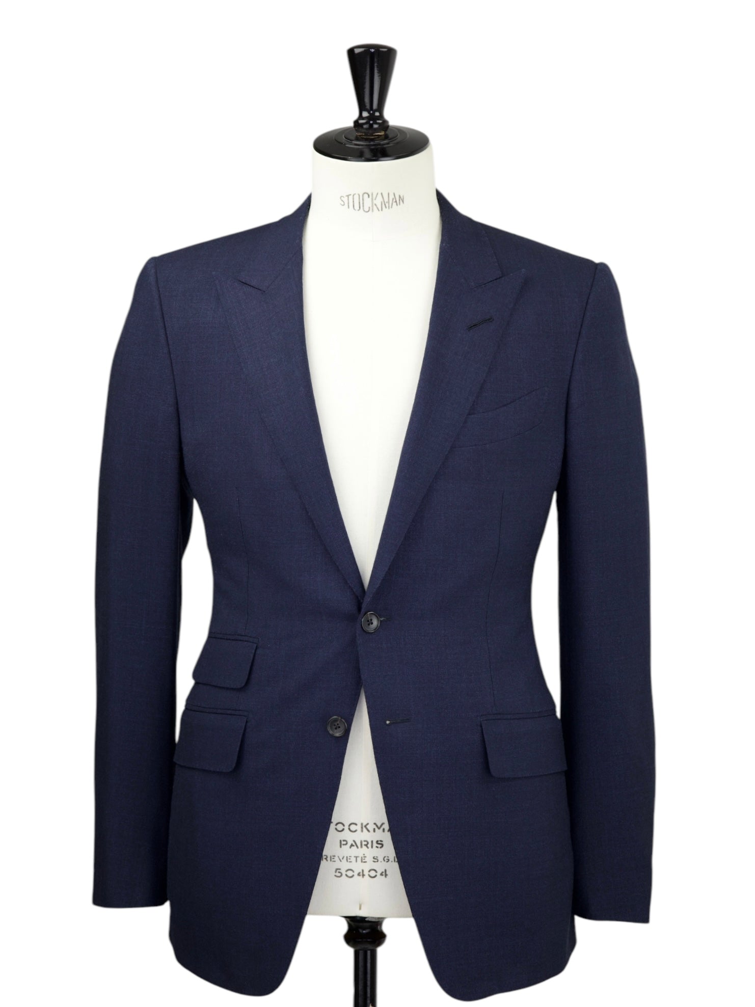 Tom Ford Blue Wool & Silk O'Connor Jacket