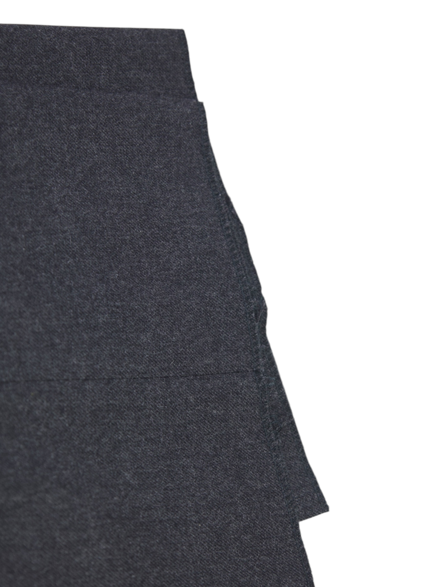 Cesare Attolini Charcoal Pure Cashmere Trousers