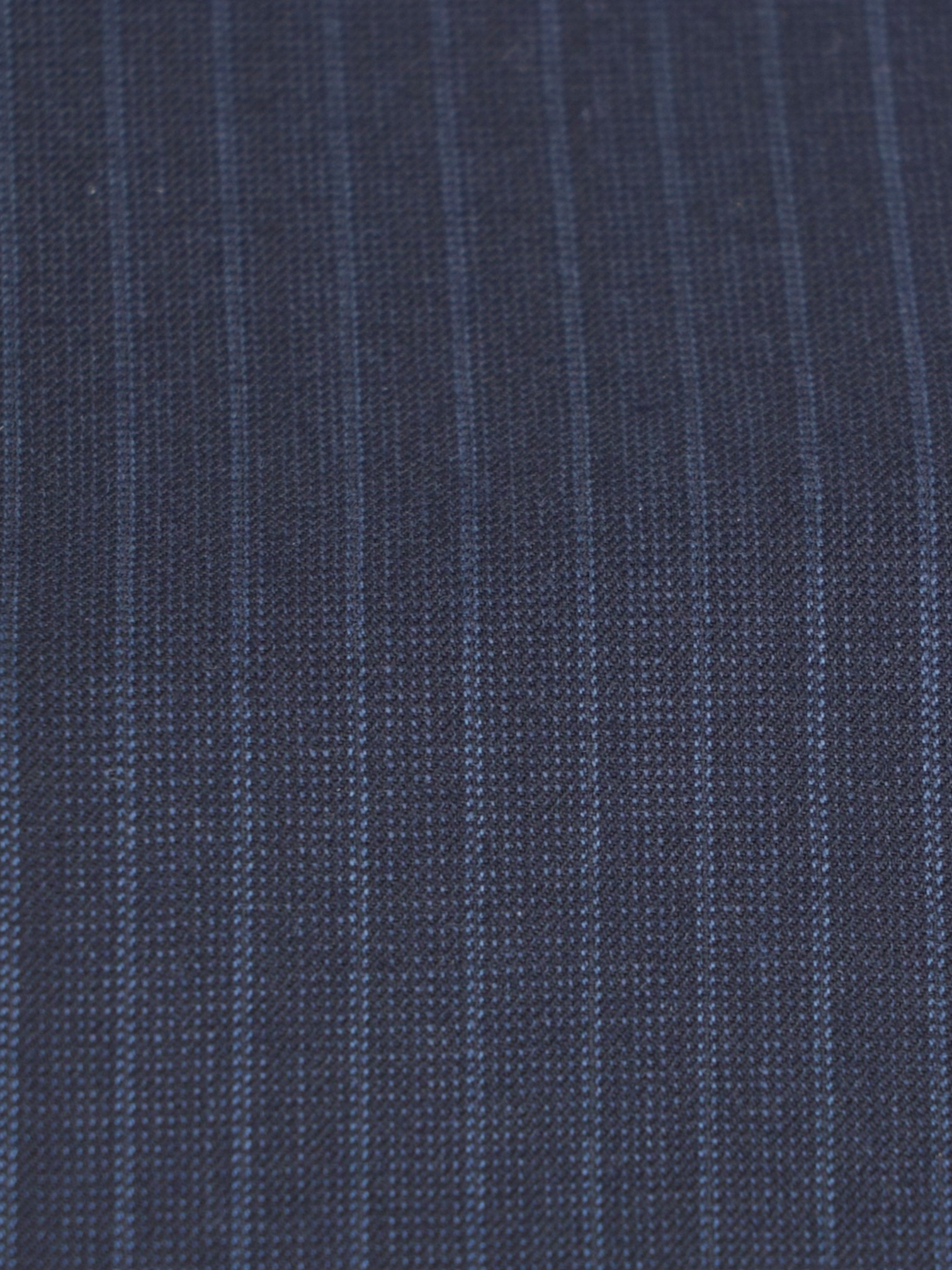 Caruso Navy Wool & Silk Pinstripe Lungo Suit