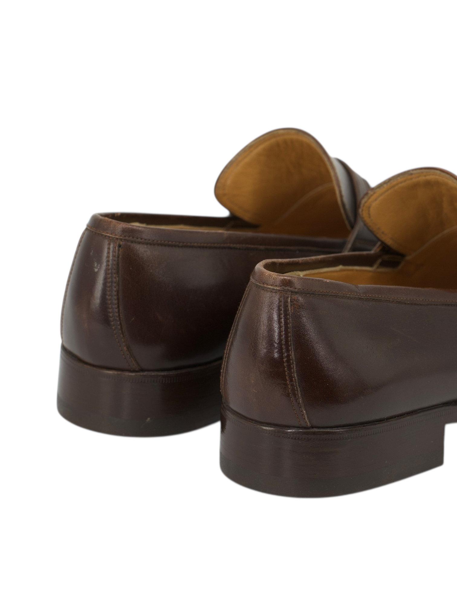 Doriani Dark Brown Leather Penny Loafer