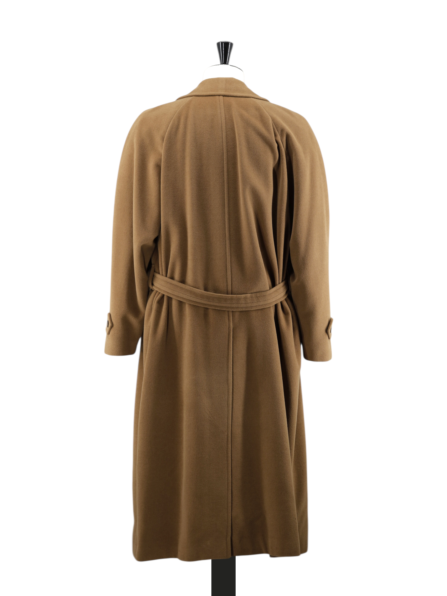 Hermès Mocca Brown Angora, Wool & Cashgora Raglan Overcoat