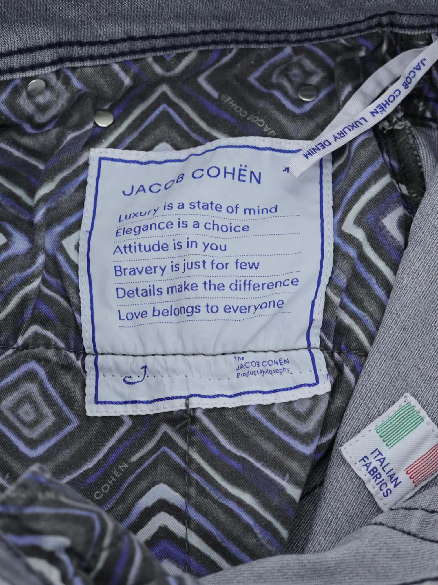 Jacob Cohen Light Grey Cotton-Stretch Twill Nick Jeans