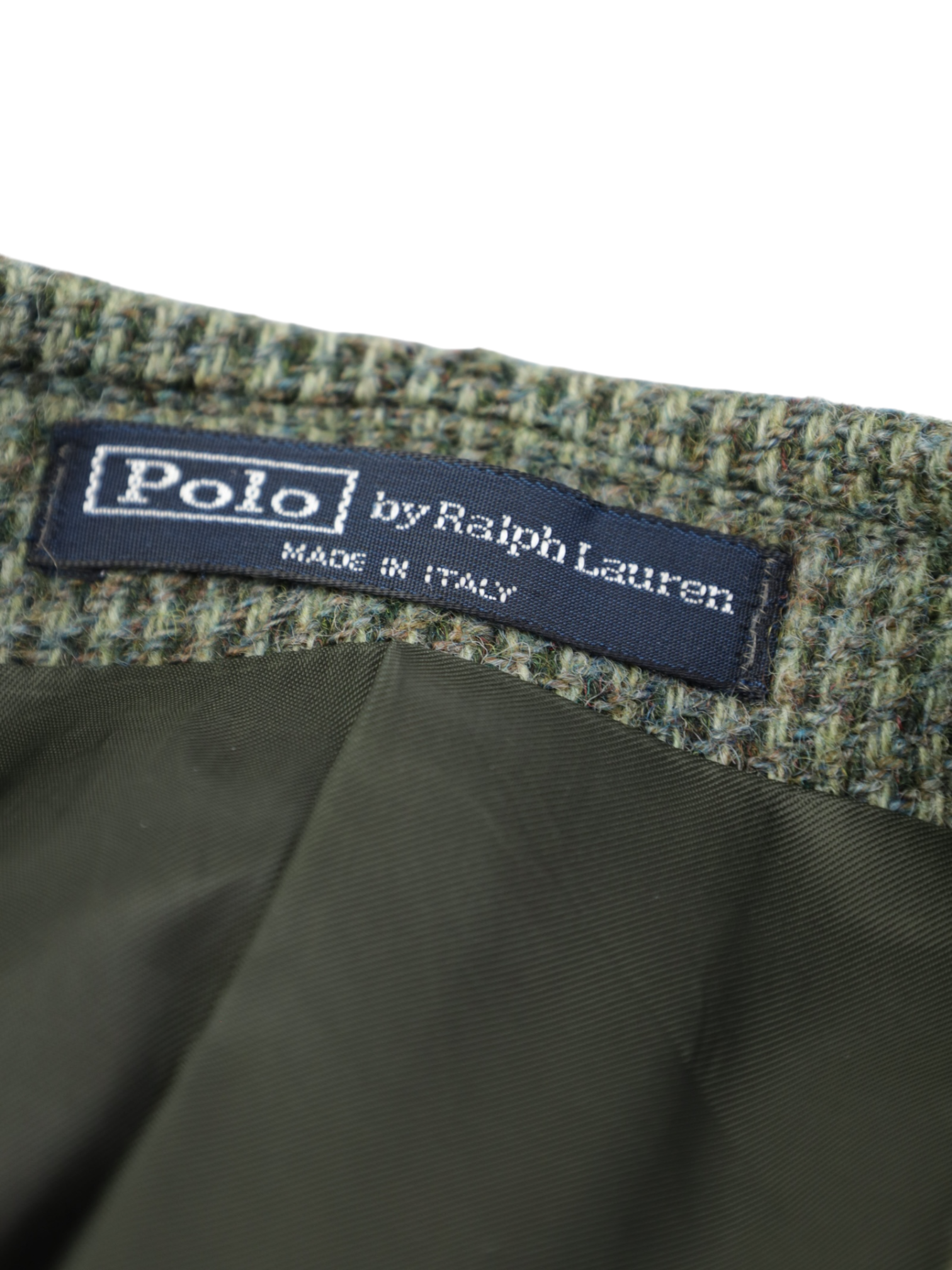 Ralph Lauren Moss Green 3-Piece Harris Tweed Hunting Suit