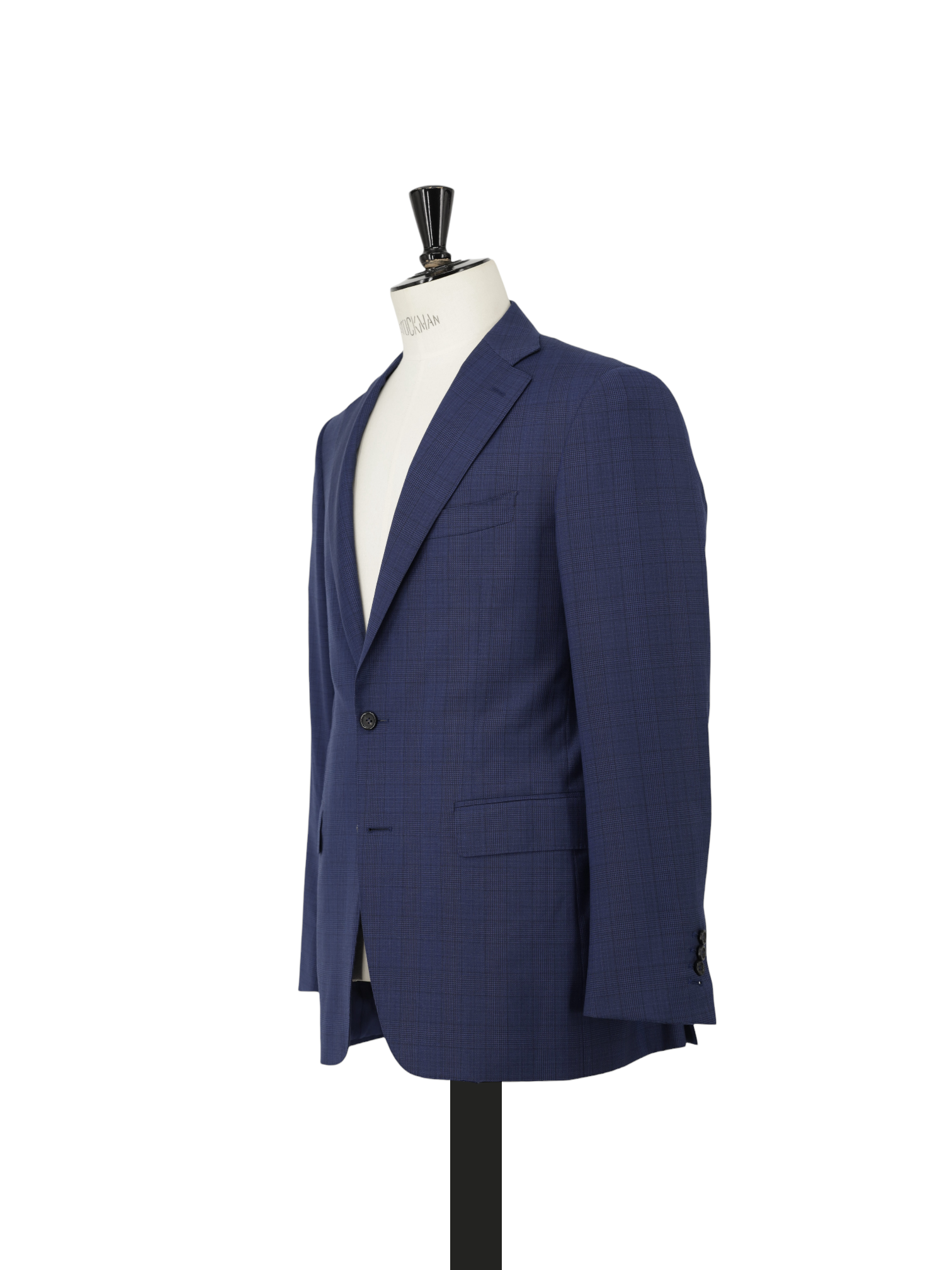 Canali Bright-Blue Super 150's Glenplaid Suit
