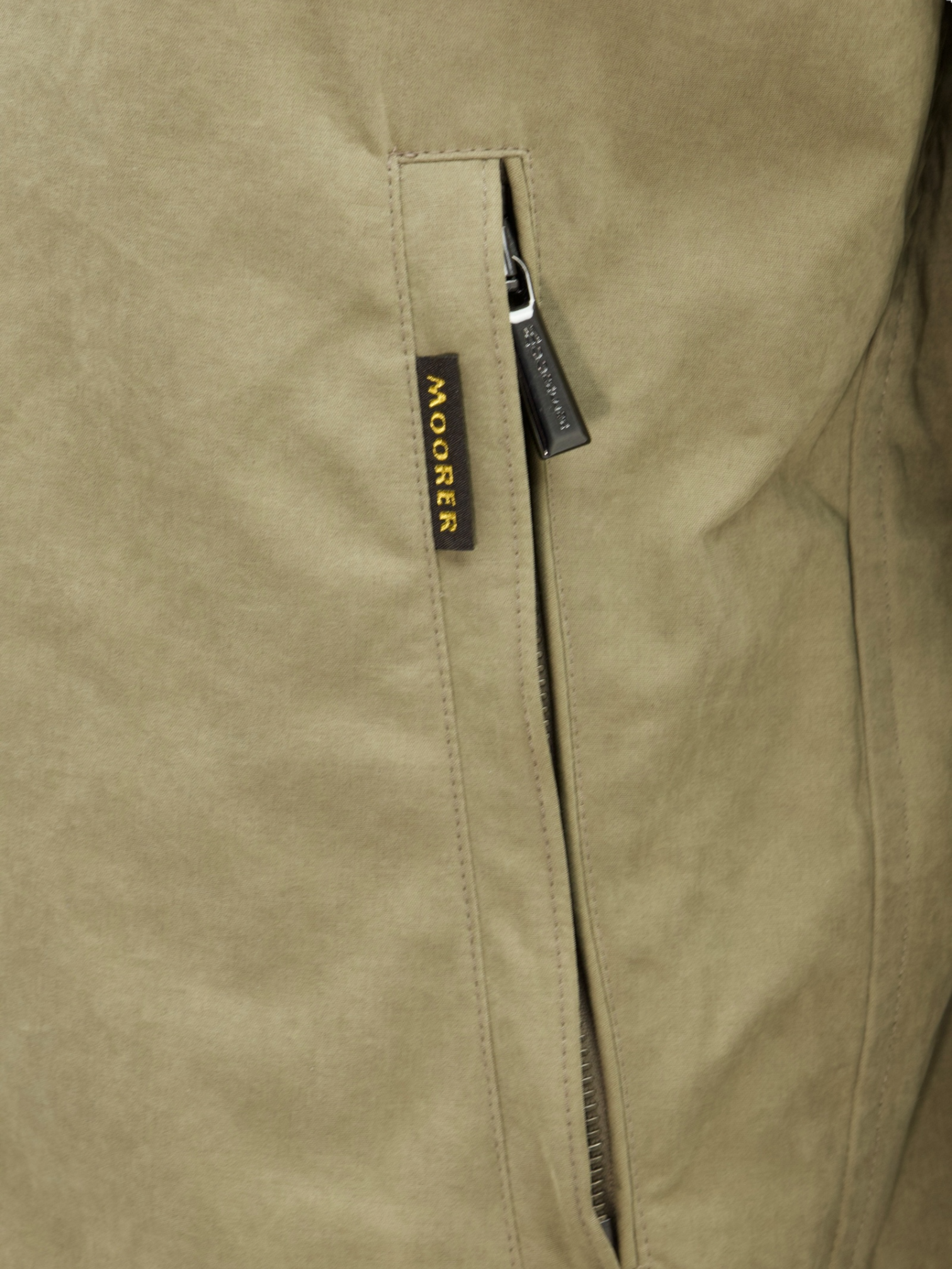 Moorer Olive Drab Cotton Water-repellent Fieldjacket