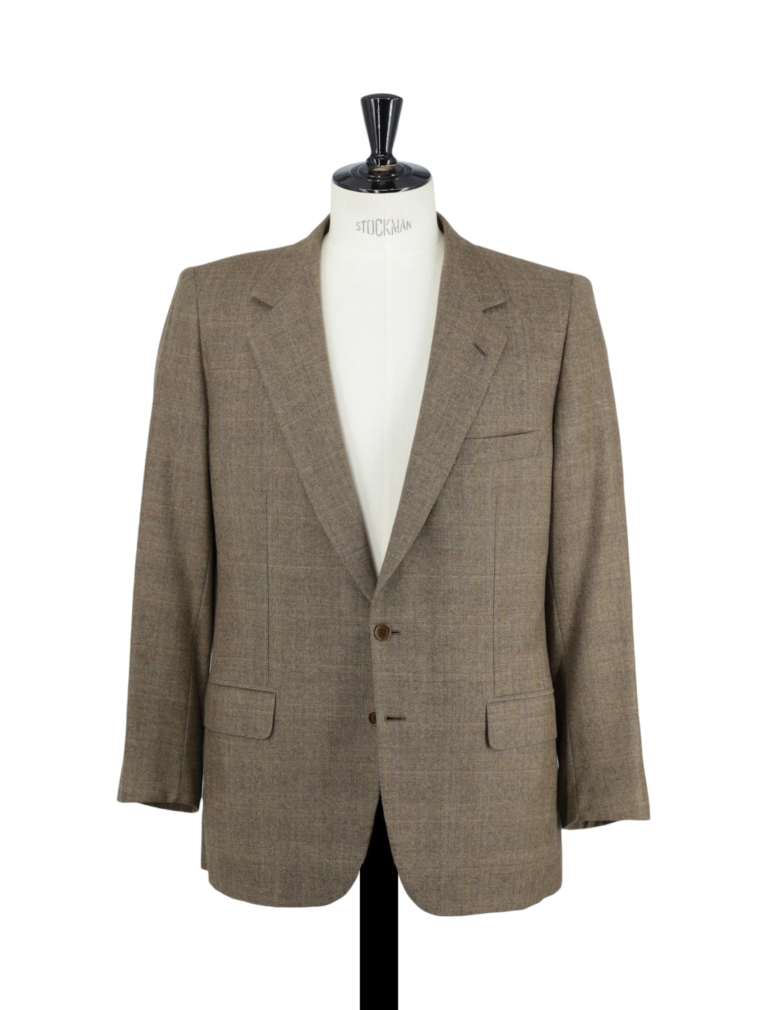 Brioni Brown Vintage Roman-Style Checkered Traiano Suit