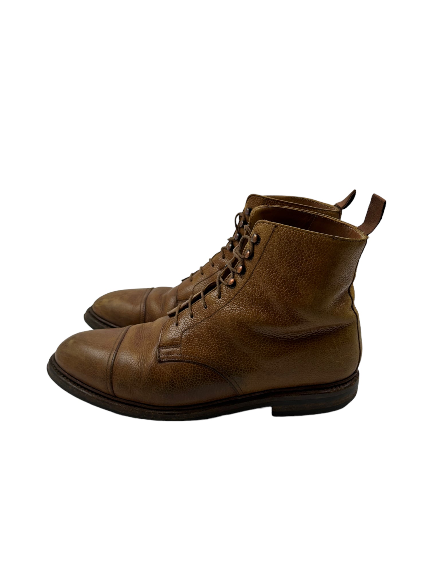 Crockett & Jones Tan Scotch Grain Coniston Boots