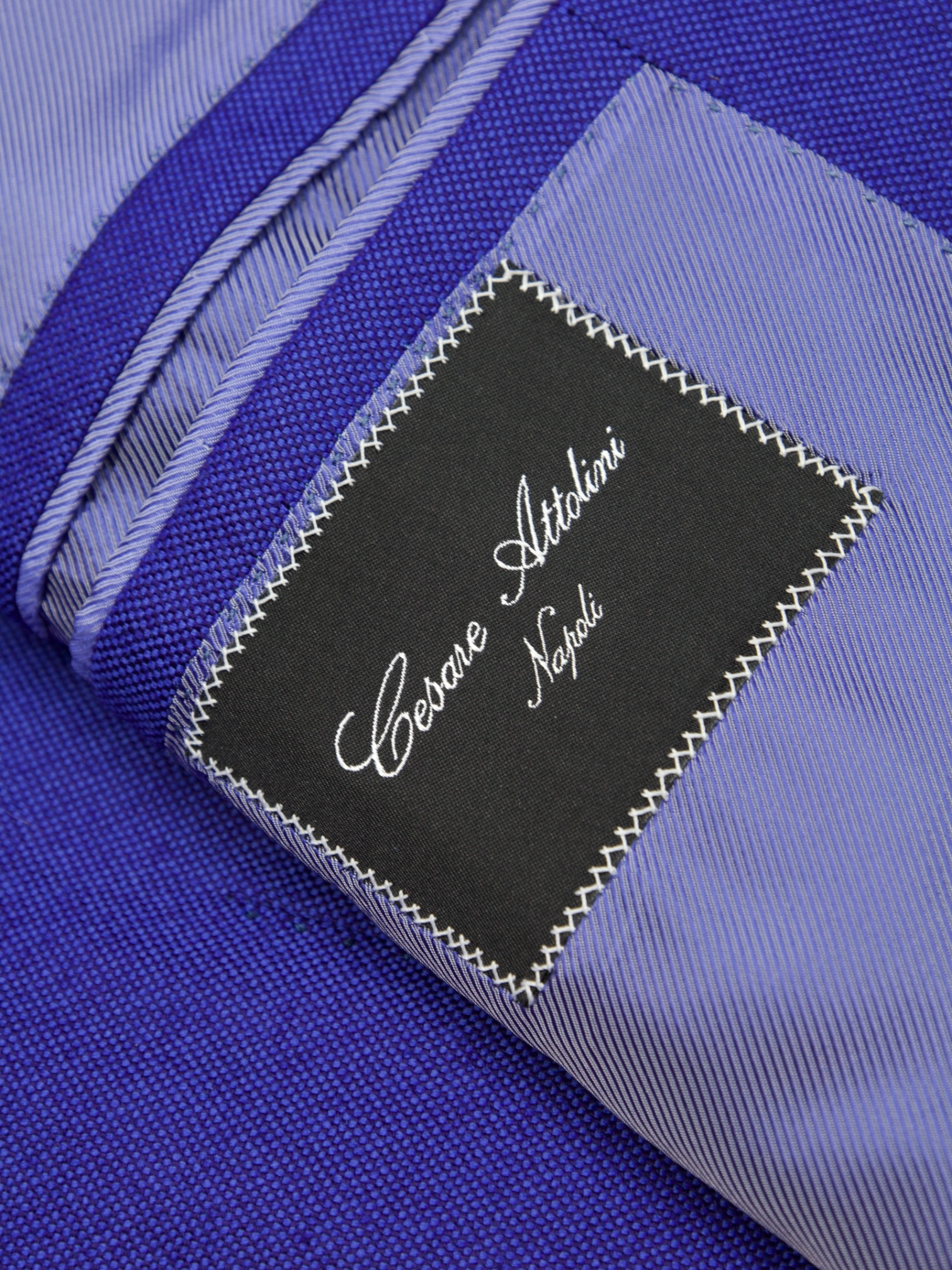 Cesare Attolini Royal Blue Super 140's Twill Jacket