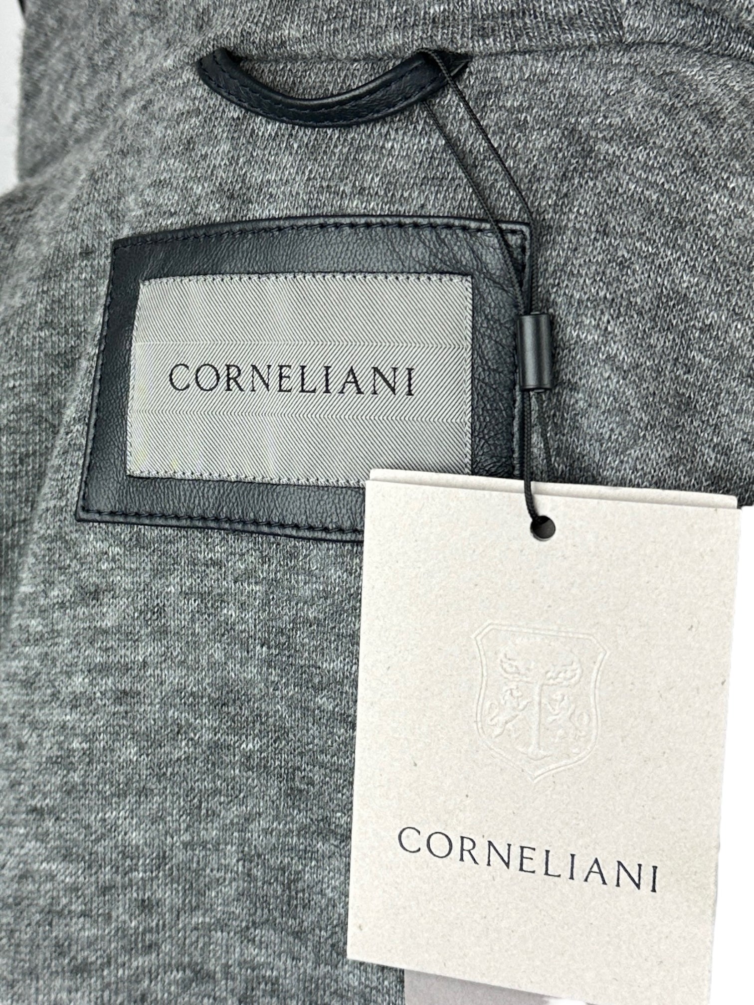 Corneliani leren jack van lamsleer