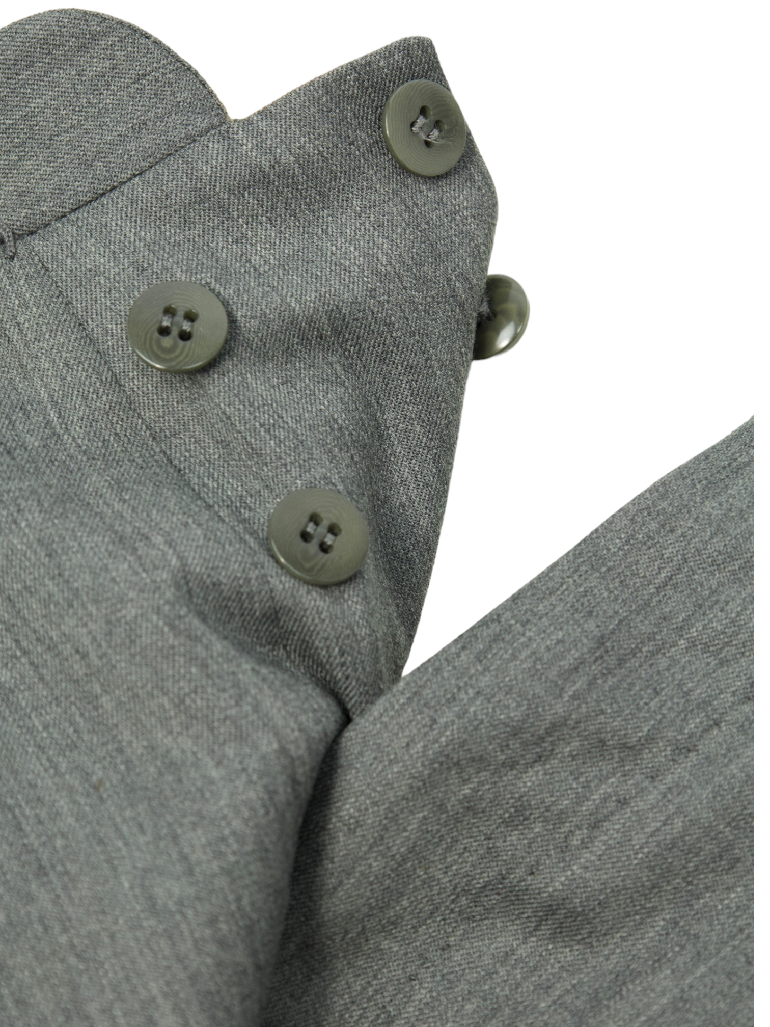 Cesare Attolini Grey Twill Sartorial Trousers