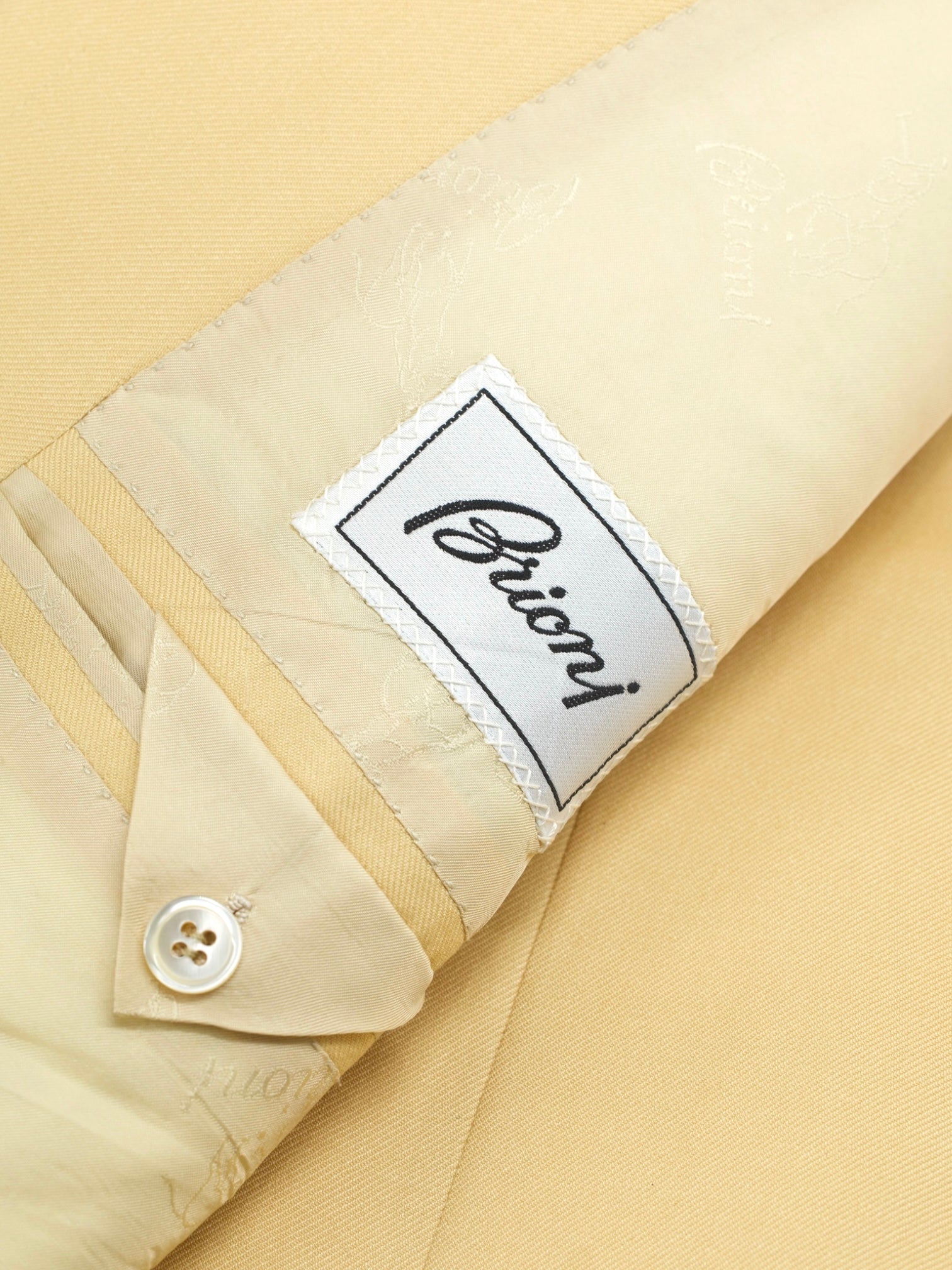Brioni Sunflower Yellow Cashmere & Silk "Festa del Limone" Jacket