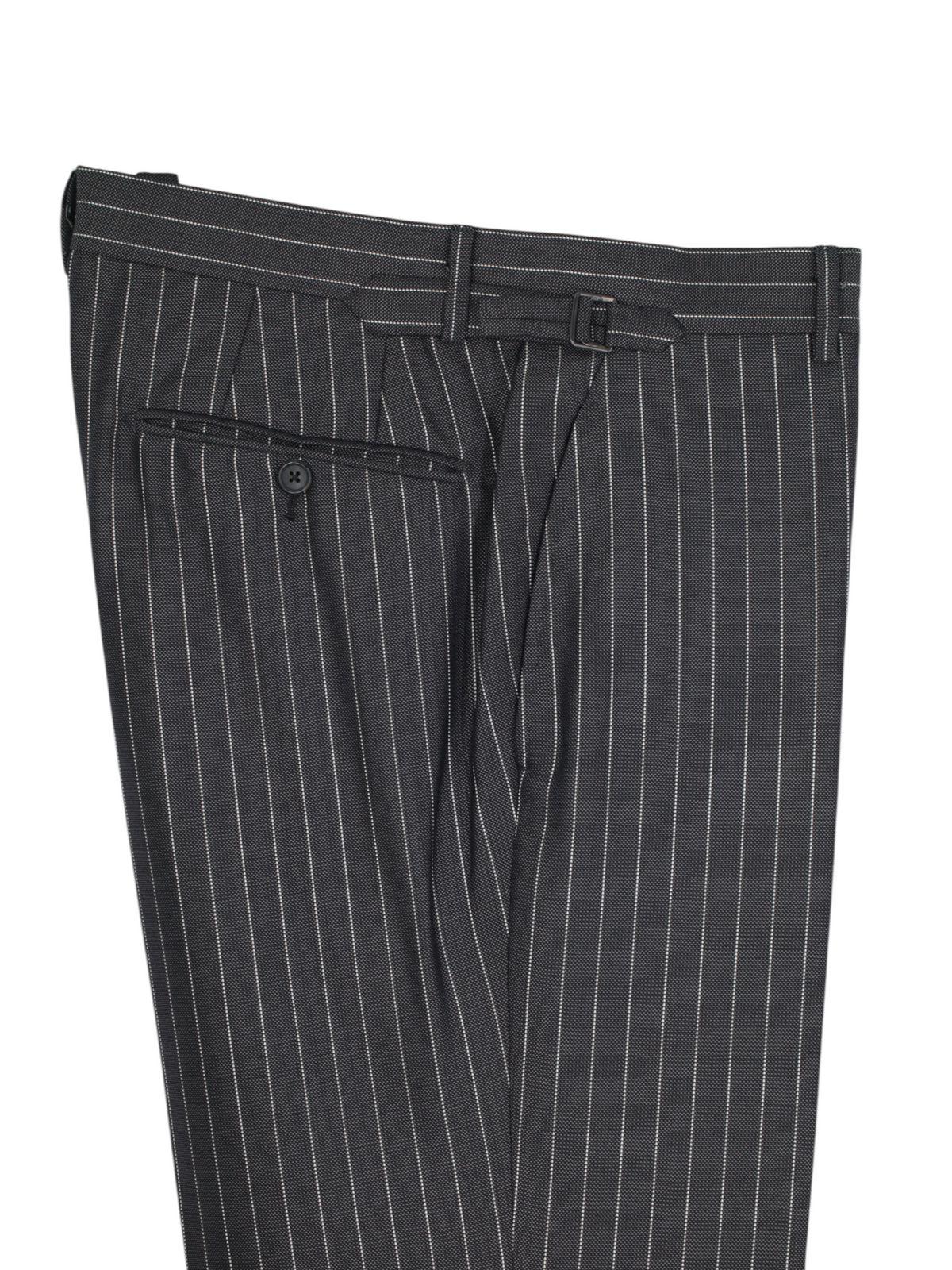 Tom Ford Grey Silk & Wool Pinstripe Windsor Suit