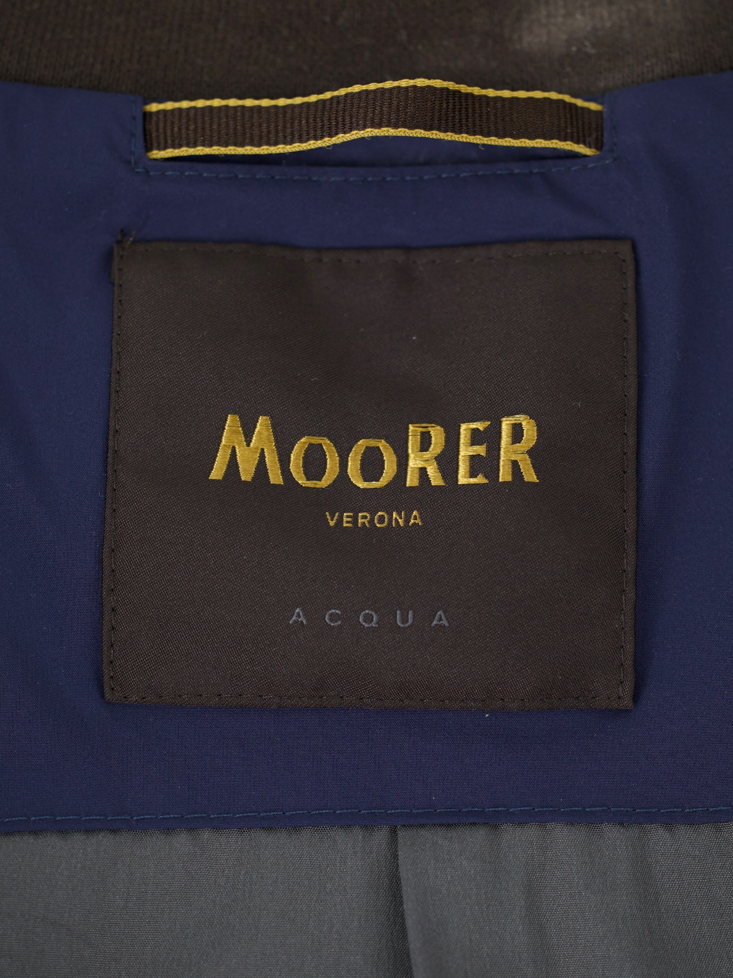 Moorer CARLOS ACQUA ネイビー ジャケット　48サイズ　メンズ MooRER Dark Blue 