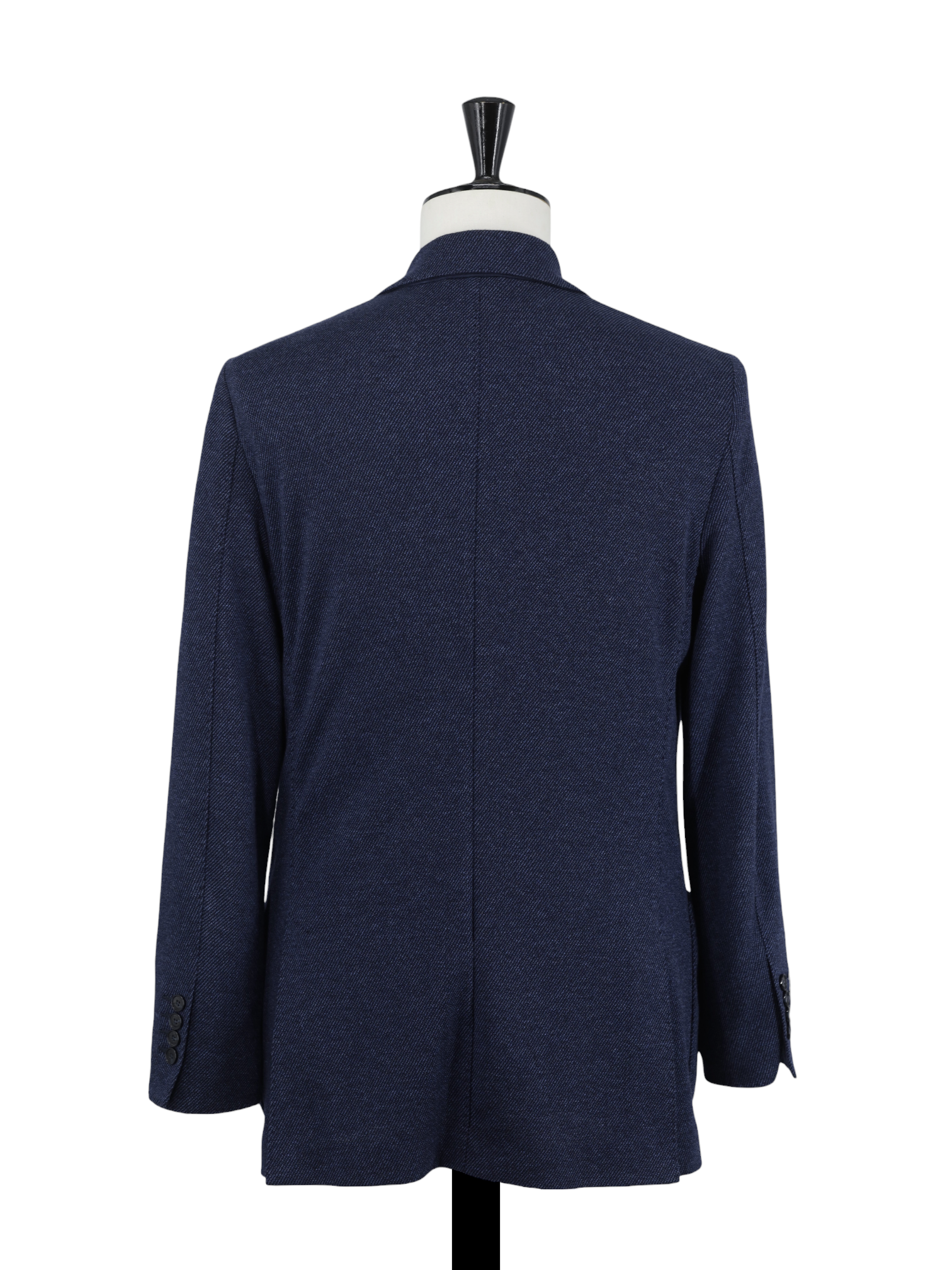 Mandelli Blue Wool & Cotton "Cotton-Way" Knitted Jacket