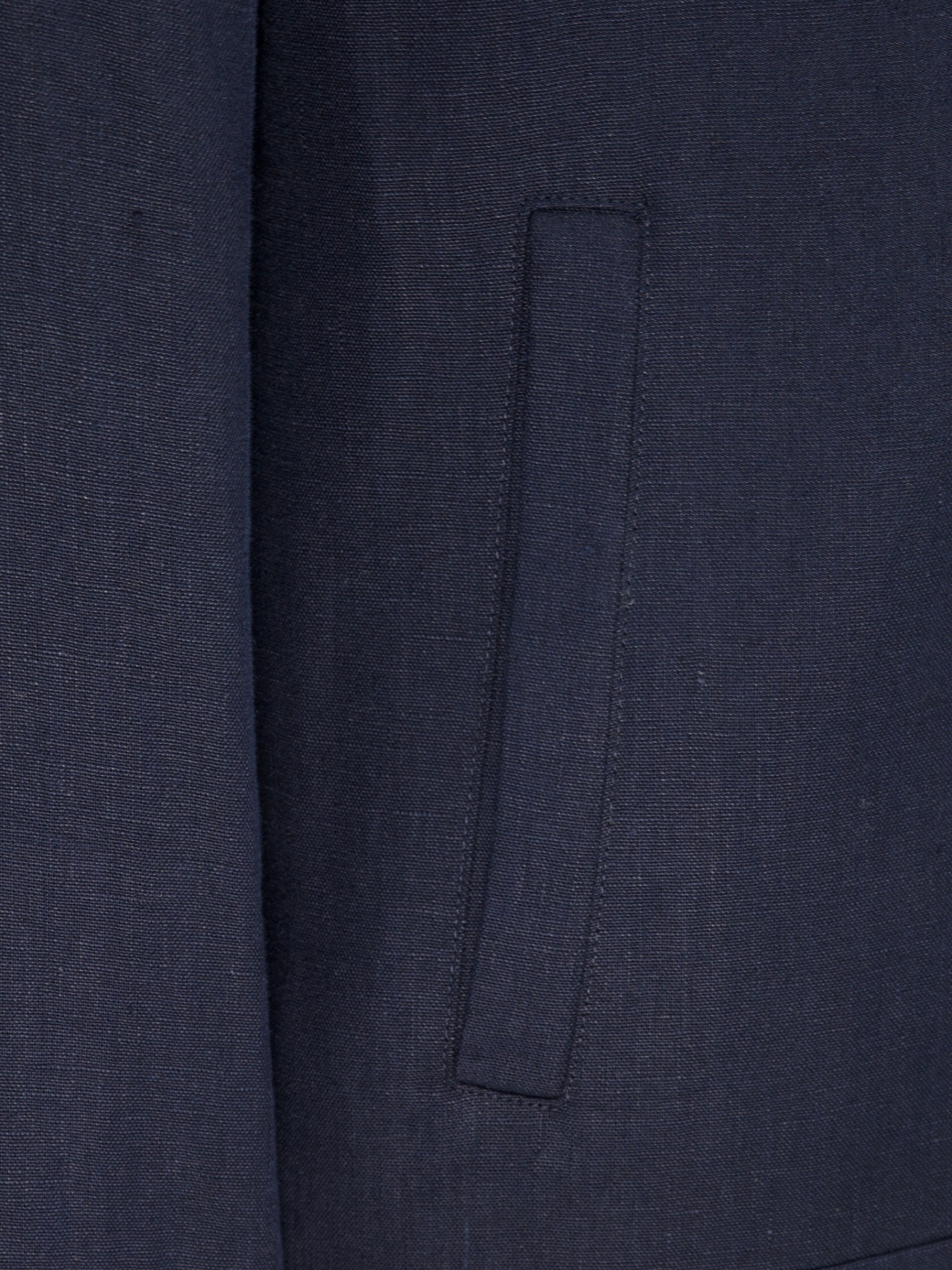 Lardini Navy Linen Harrington Jacket