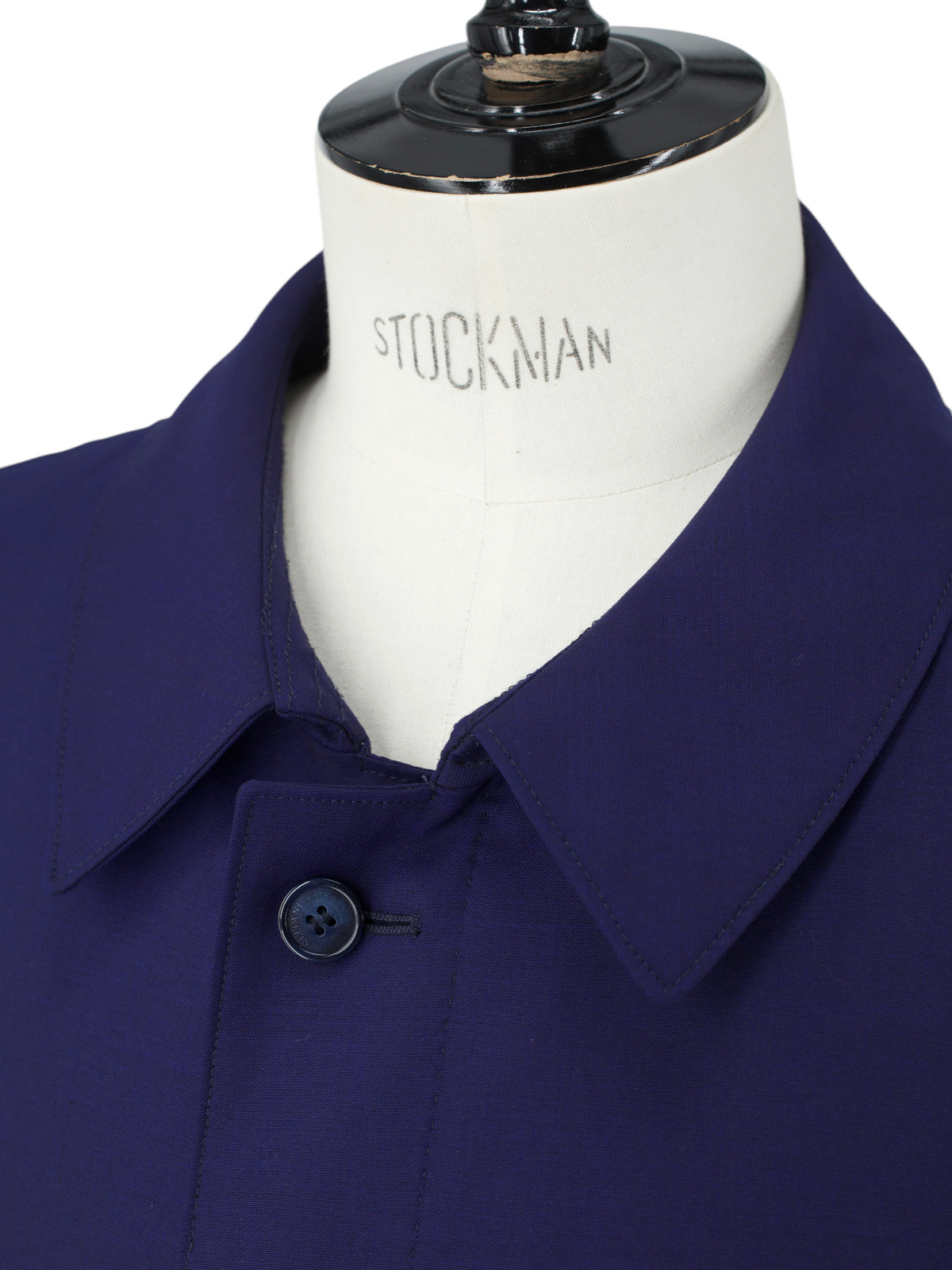 Corneliani Dark Blue Super 130's "Savor" Lightweight Carcoat