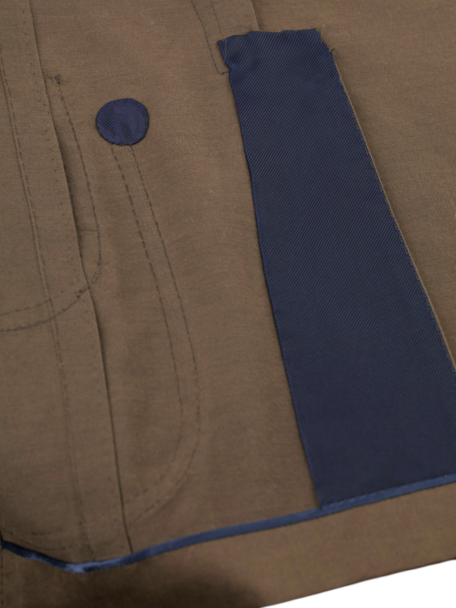 Cesare Attolini Dark Brown Cotton & Cashmere Twill Summer Suit