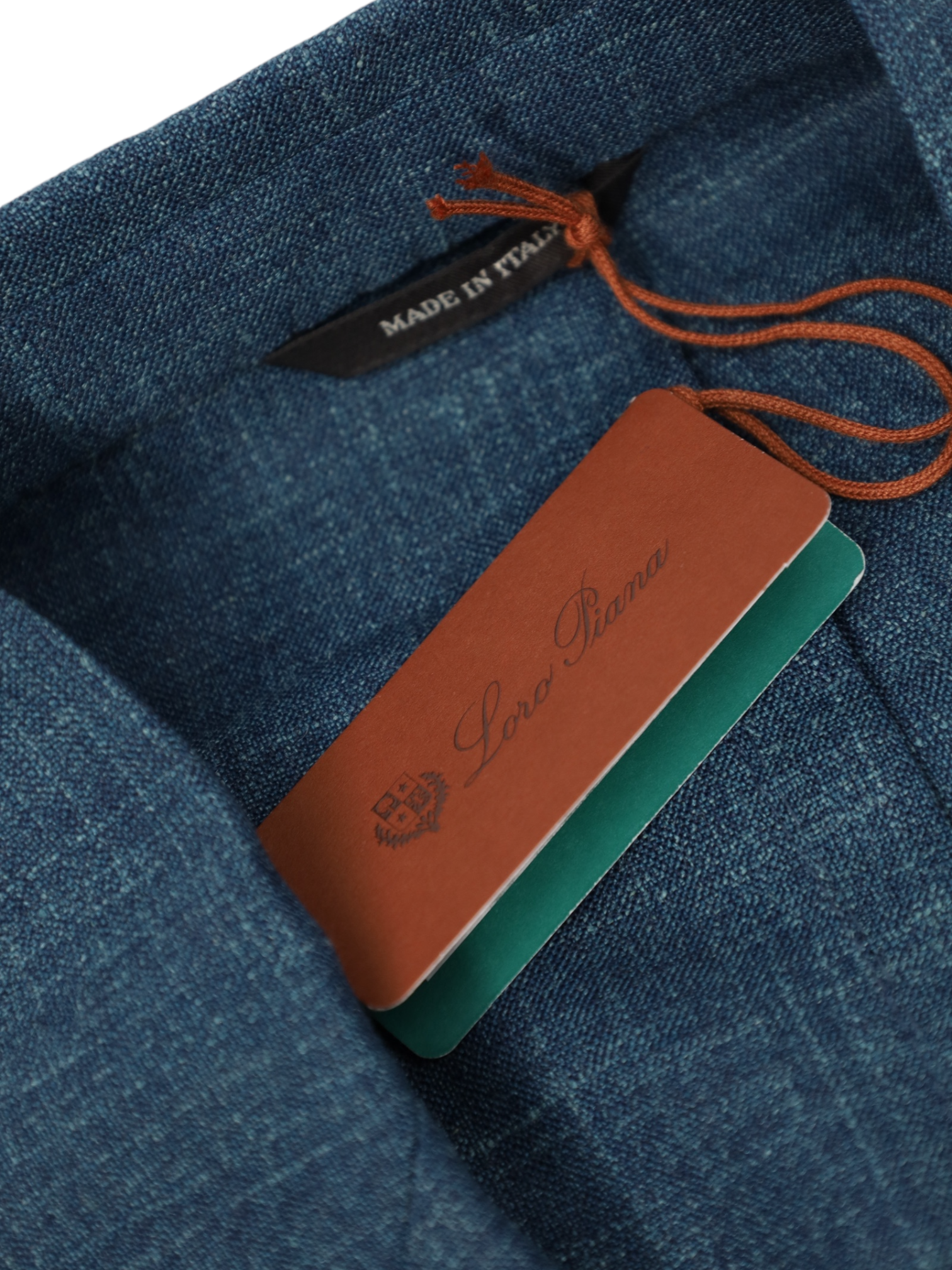 Loro Piana Petrol Wool, Silk & Linen "Summertime" Double-Breasted Jacket